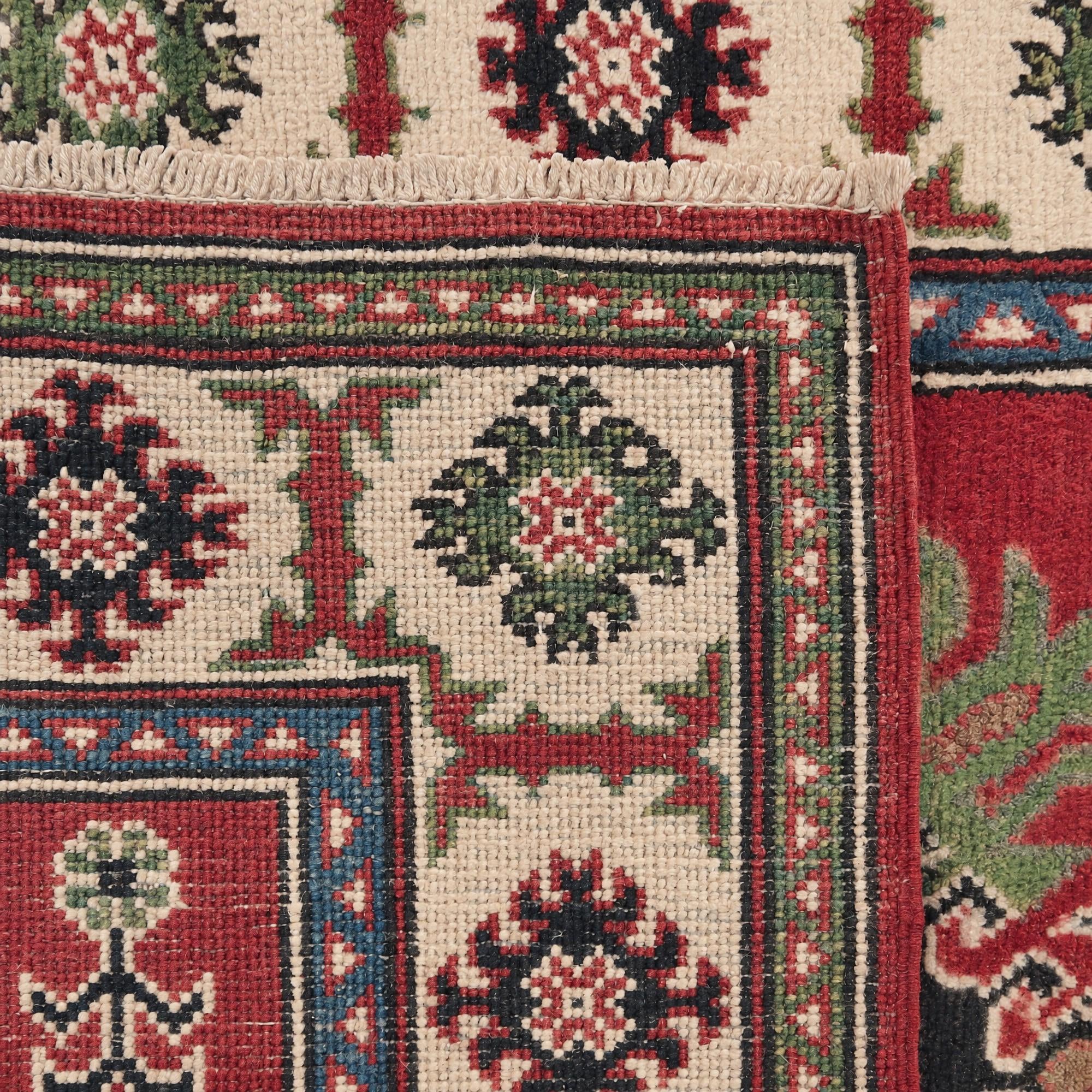 2' 9 x 3' 10 Hand Knotted Kazak Rug