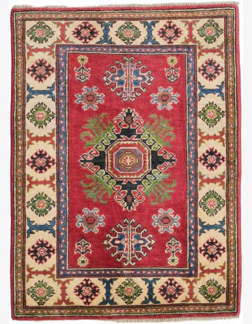 2' 9 x 3' 10 Hand Knotted Kazak Rug