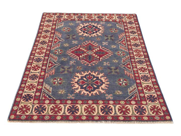 3' 3 x 5' Hand Knotted Kazak Rug