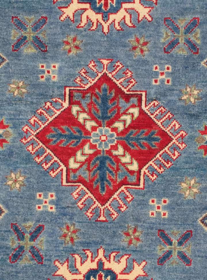 3' 3 x 5' Hand Knotted Kazak Rug
