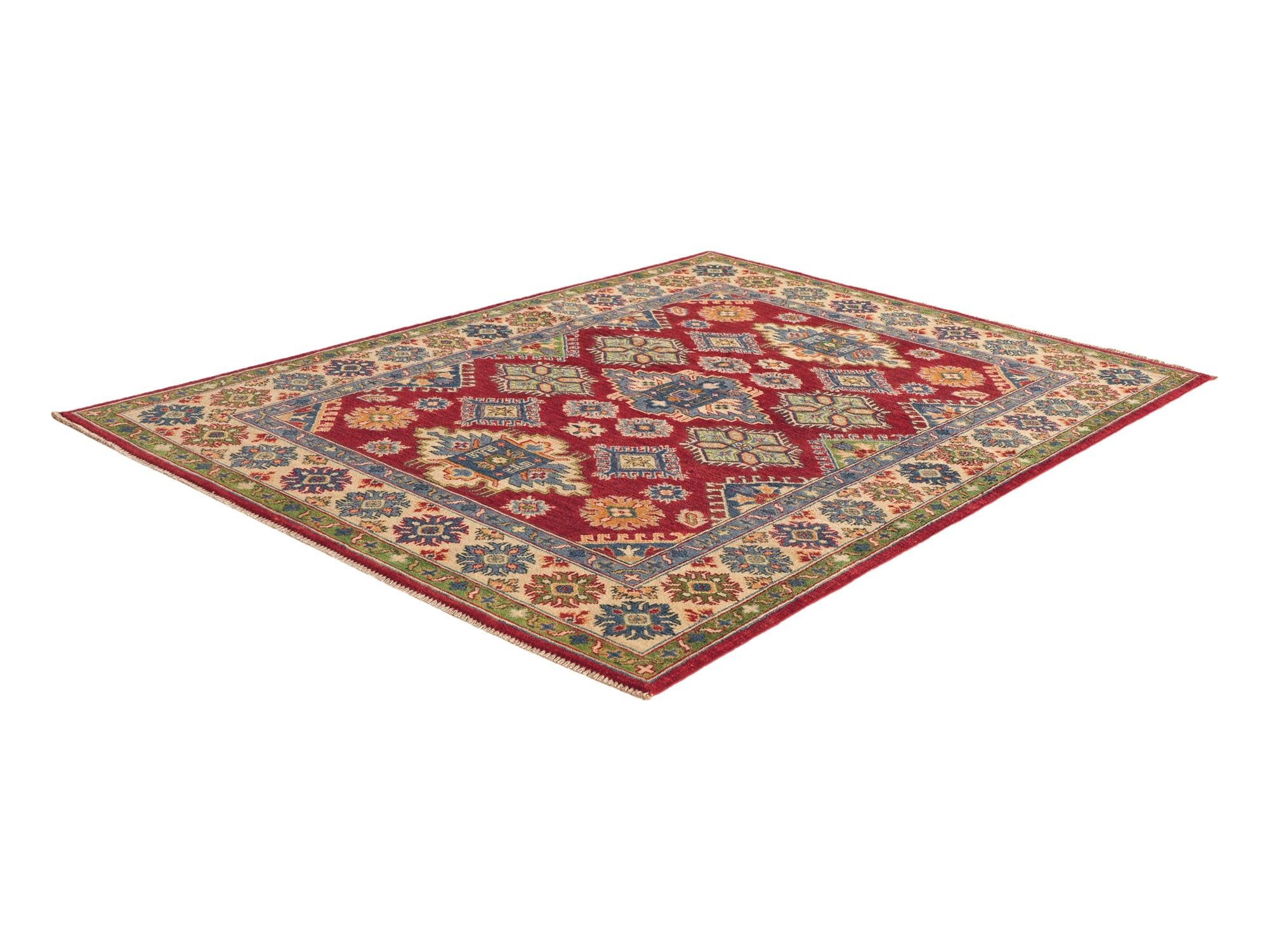 Detail image 4 of 10: 4' 10 x 6' 8 Hand Knotted Kazak Rug
