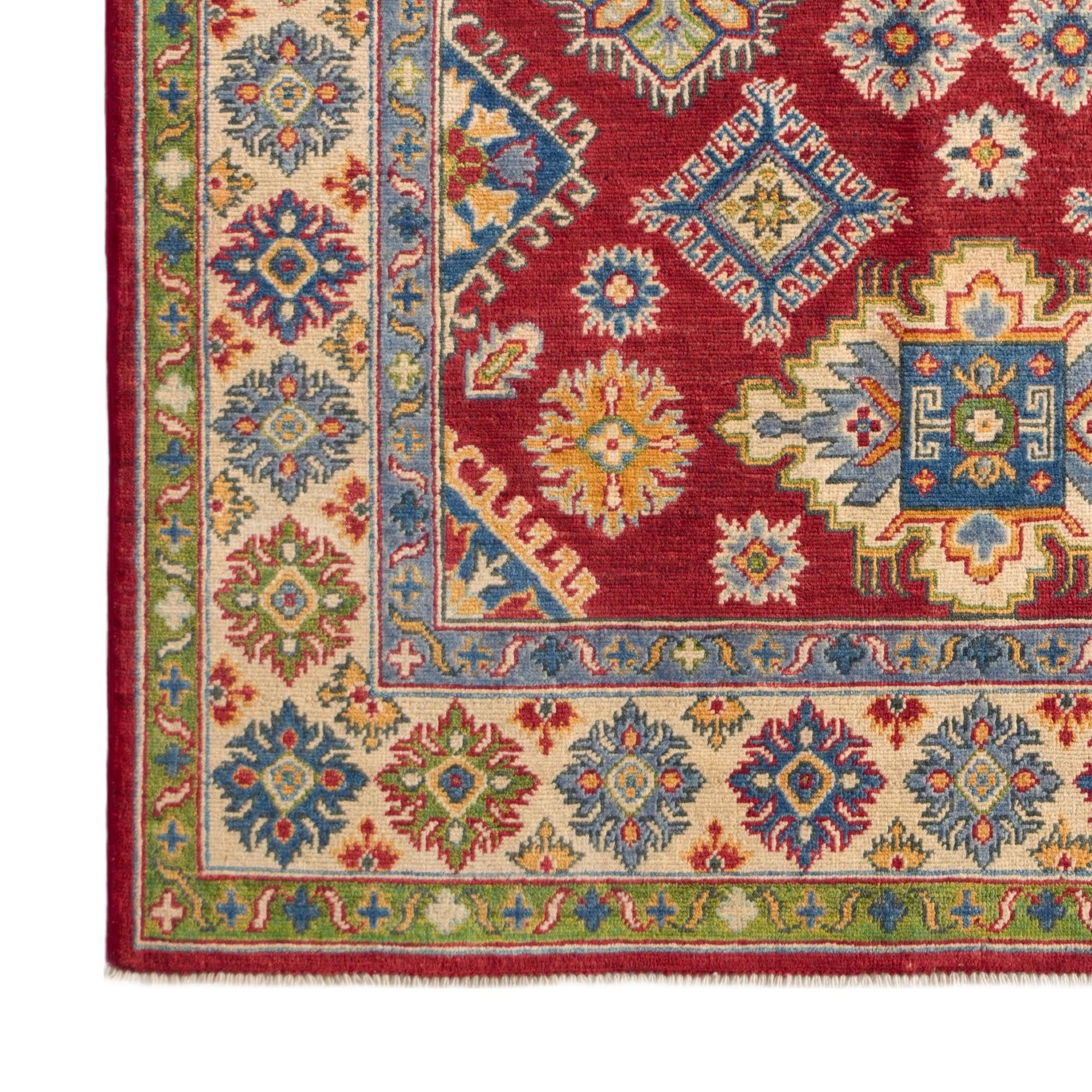 Detail image 7 of 10: 4' 10 x 6' 8 Hand Knotted Kazak Rug