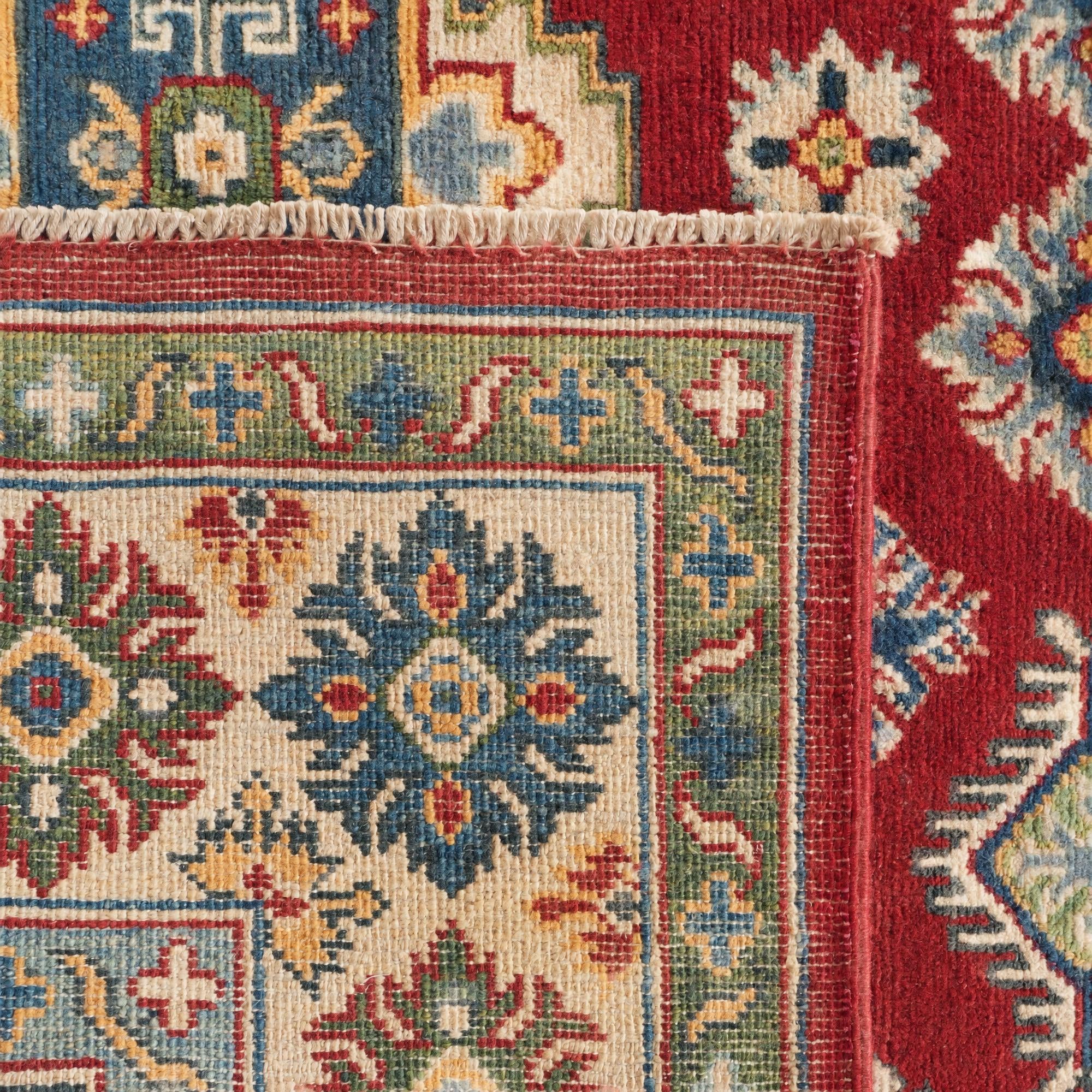 150cm x 205cm Hand Knotted Kazak Rug