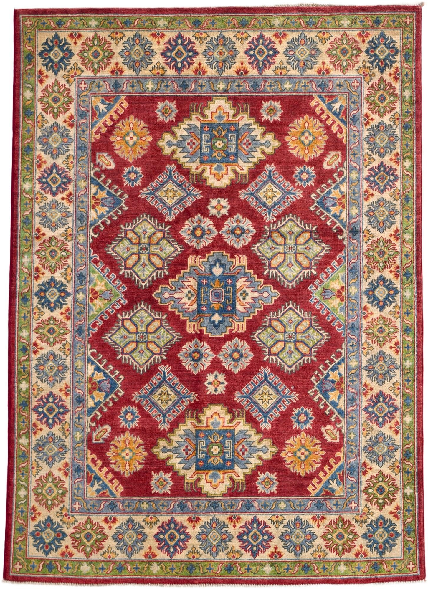 Detail image 2 of 10: 4' 10 x 6' 8 Hand Knotted Kazak Rug