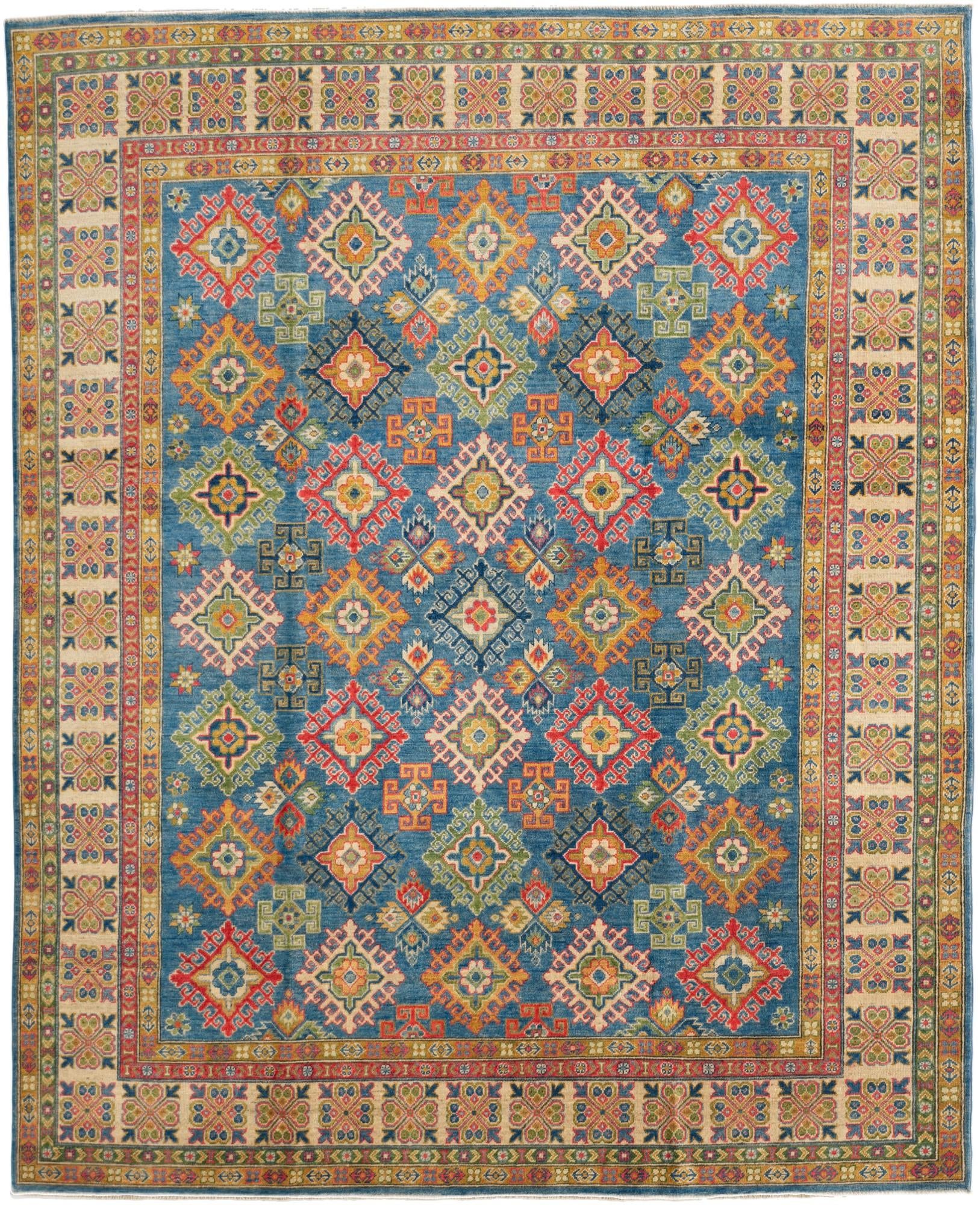 8' 3 x 10' 2 Hand Knotted Kazak Rug