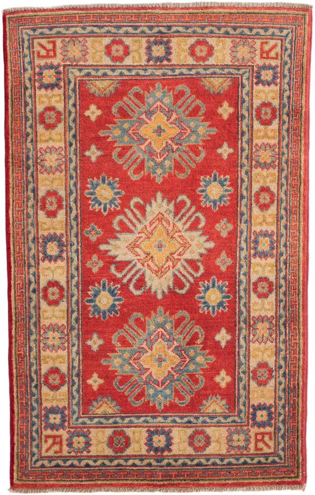 2' 7 x 4' 2 Hand Knotted Kazak Rug