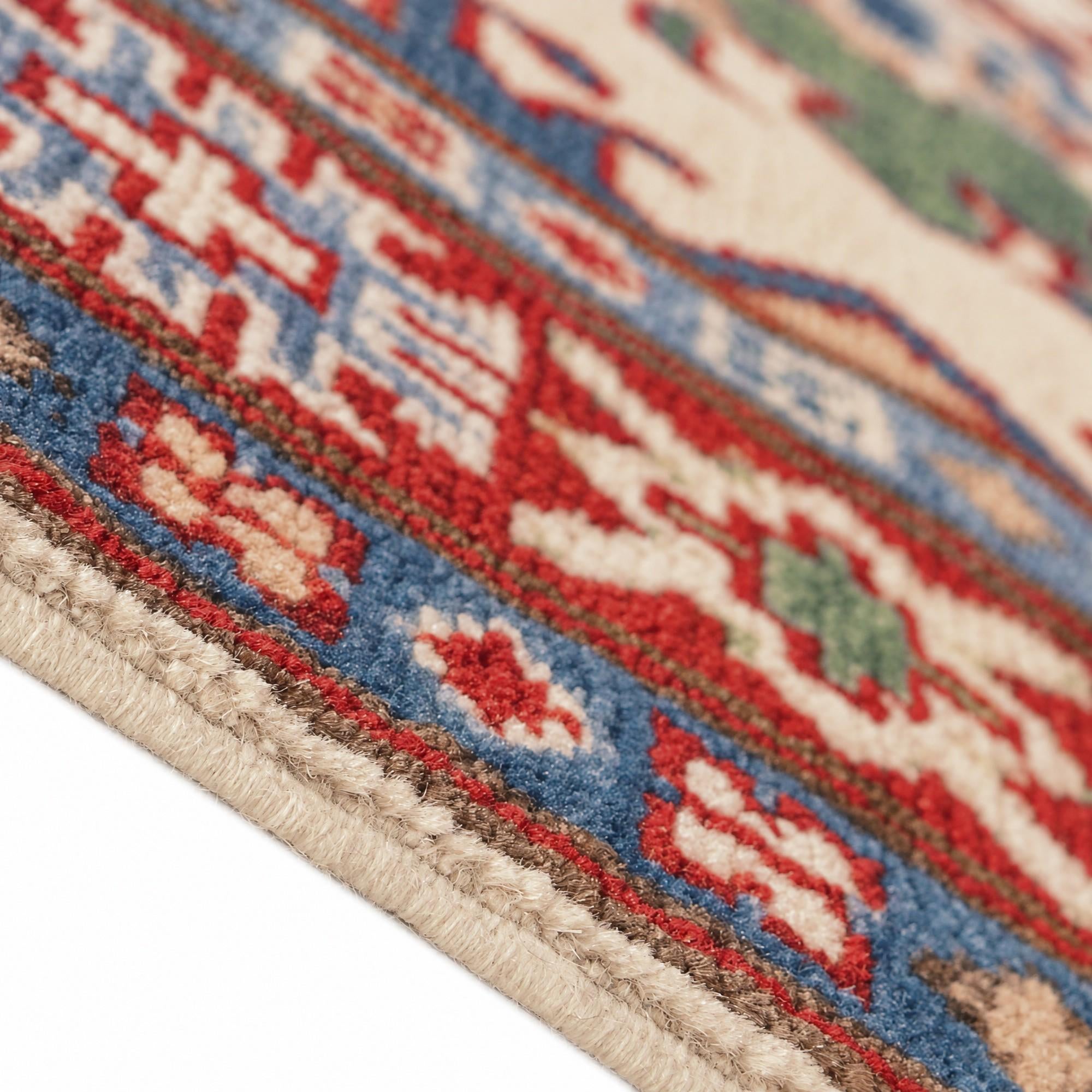 105cm x 150cm Hand Knotted Kazak Rug