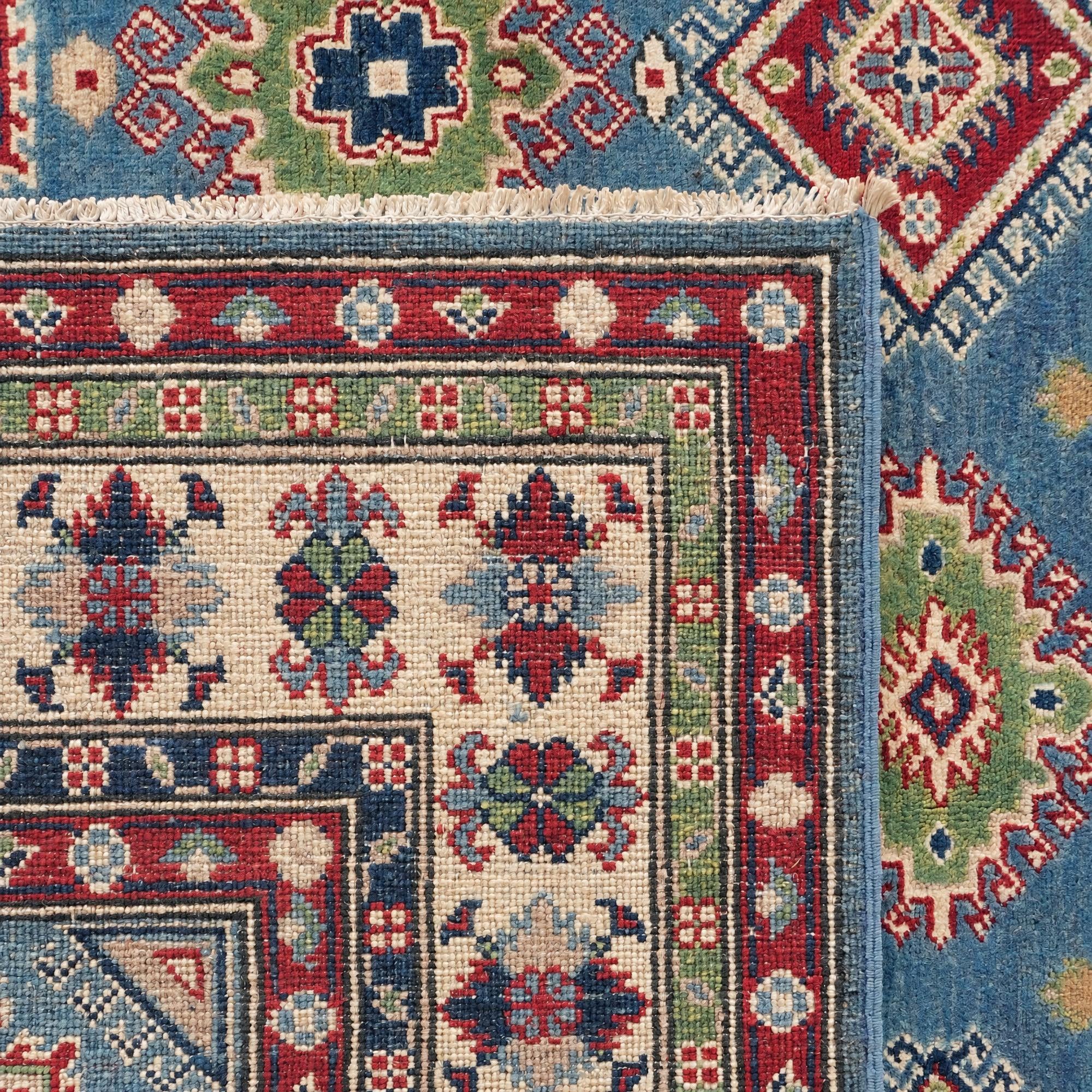 155cm x 210cm Handgeknüpft Kazak Teppich