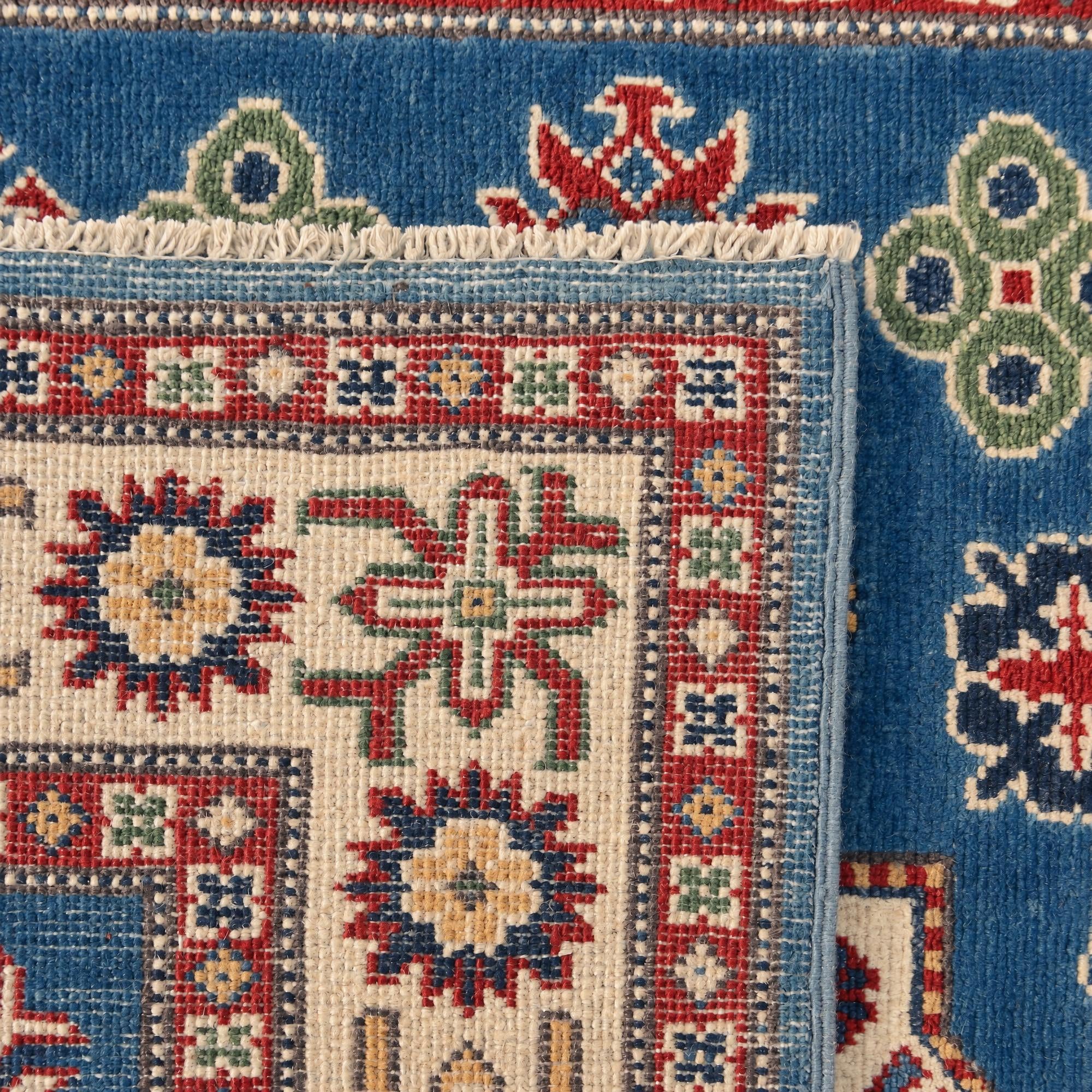 125cm x 180cm Hand Knotted Kazak Rug