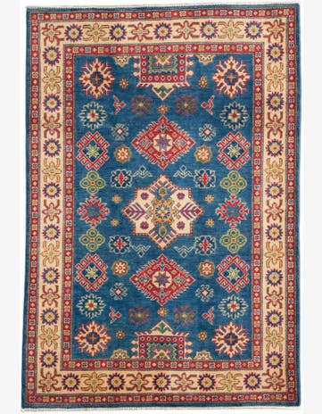 4' x 5' 11 Hand Knotted Kazak Rug