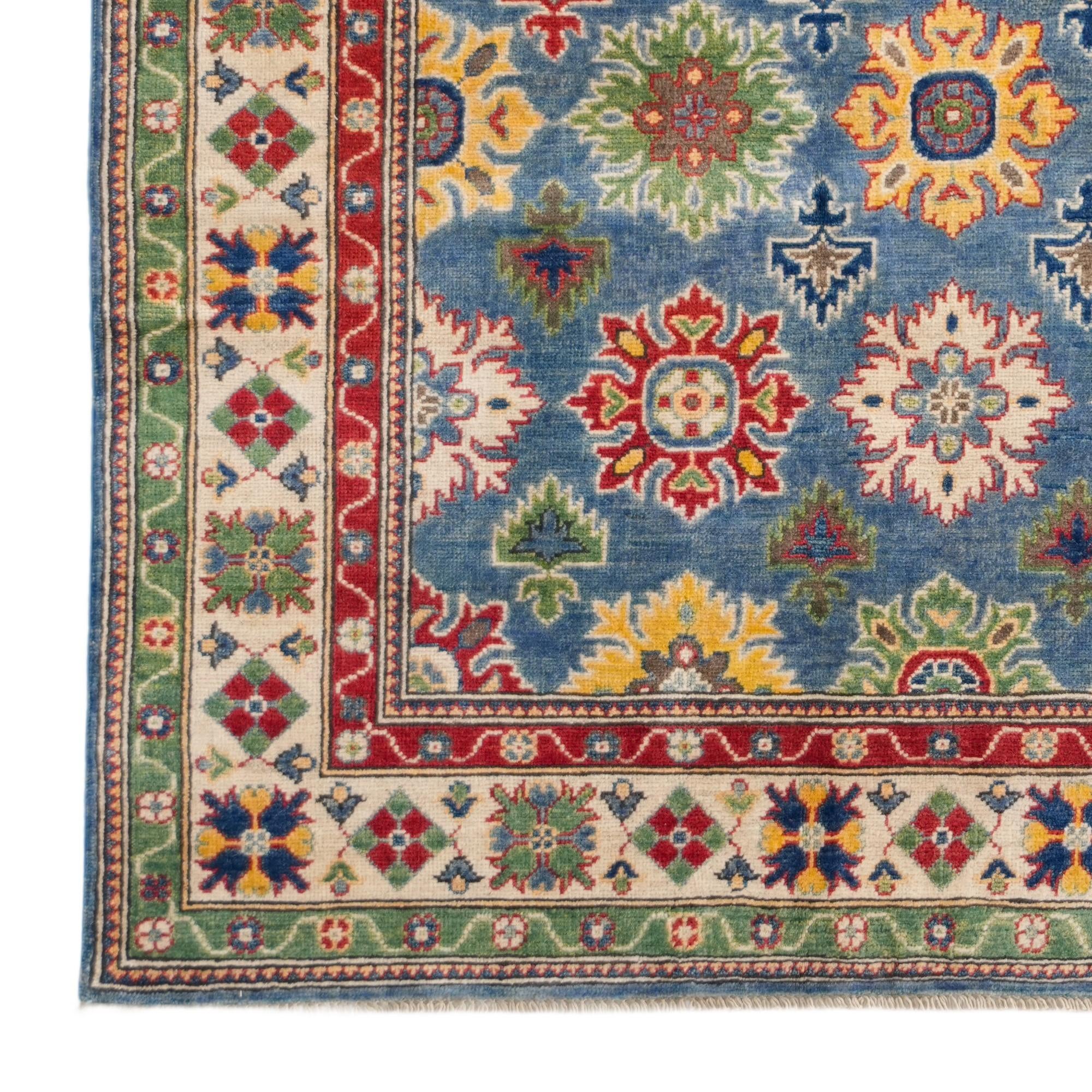 5' 2 x 6' 11 Hand Knotted Kazak Rug