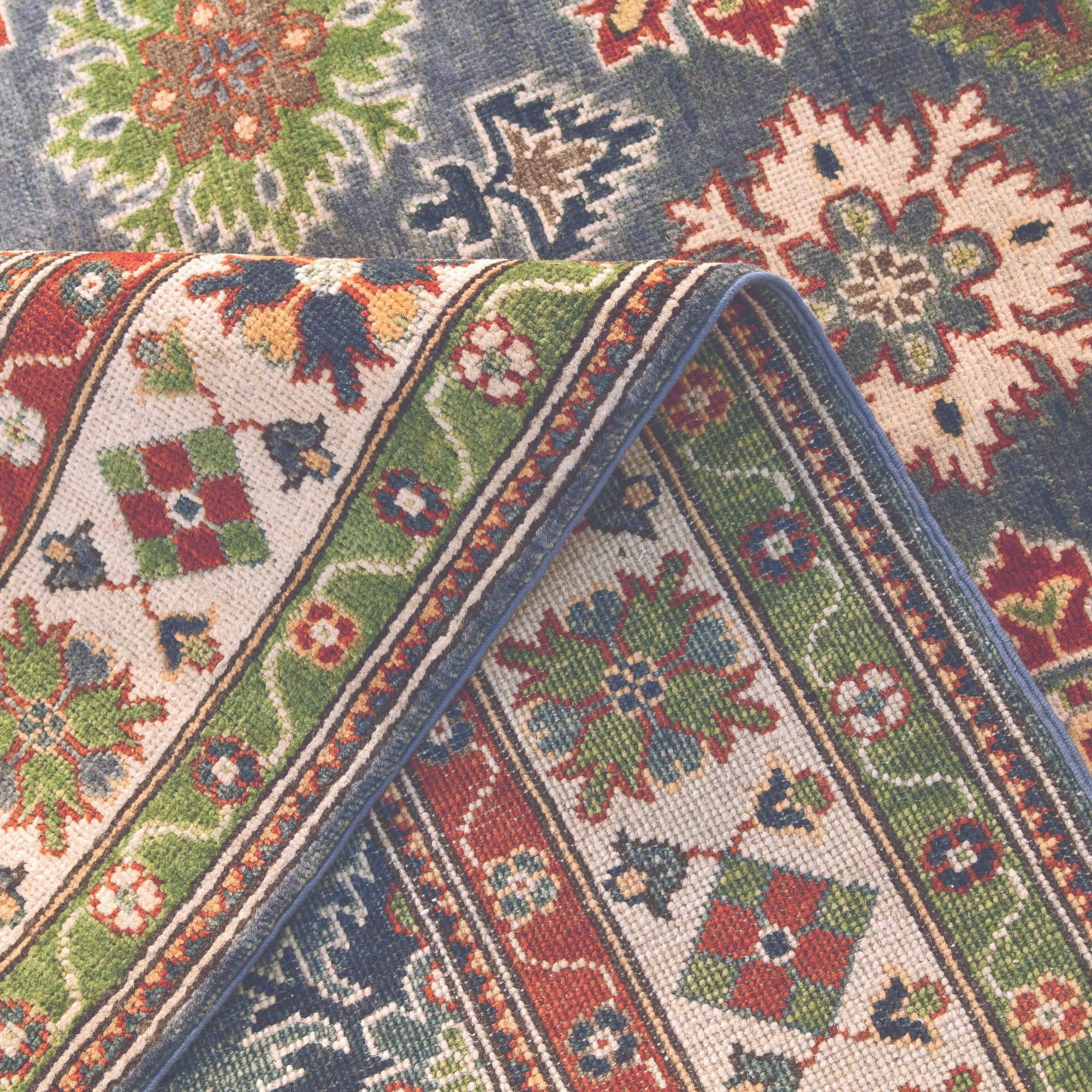 5' 2 x 6' 11 Hand Knotted Kazak Rug