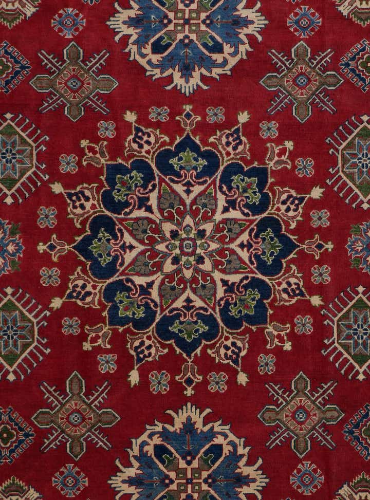 7' 10 x 9' 11 Hand Knotted Kazak Rug
