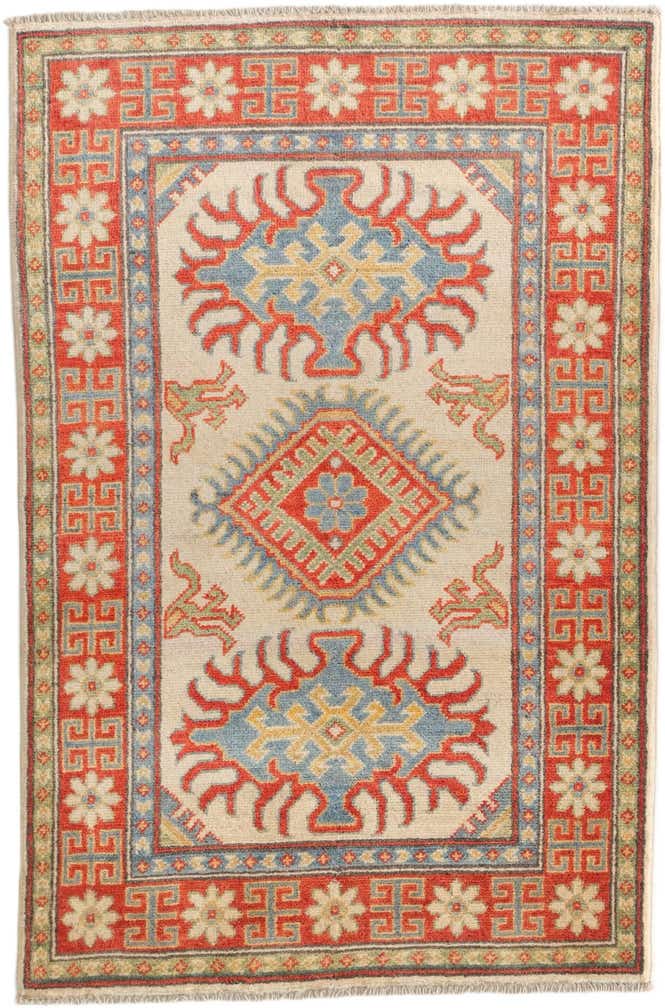 2' 9 x 4' 2 Hand Knotted Kazak Rug