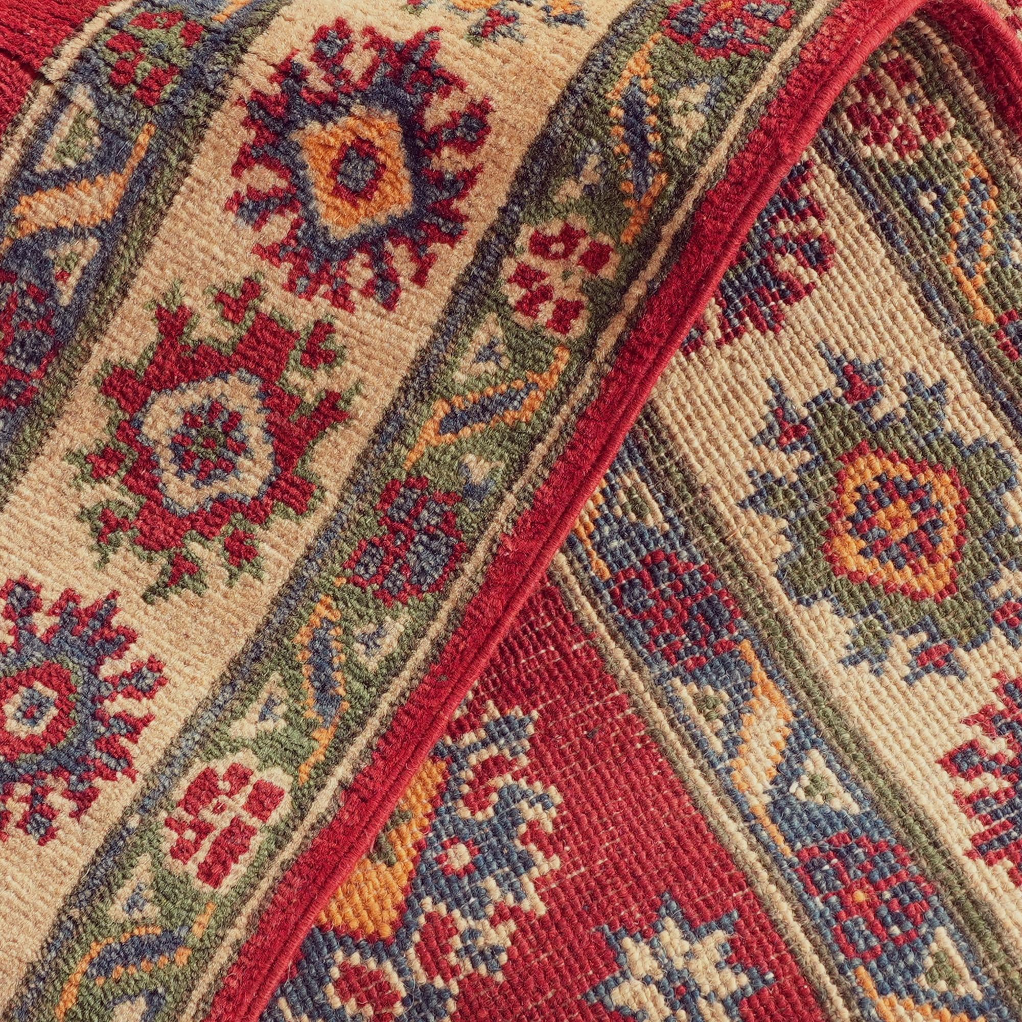 Detail image 8 of 10: 4' x 5' 11 Hand Knotted Kazak Rug