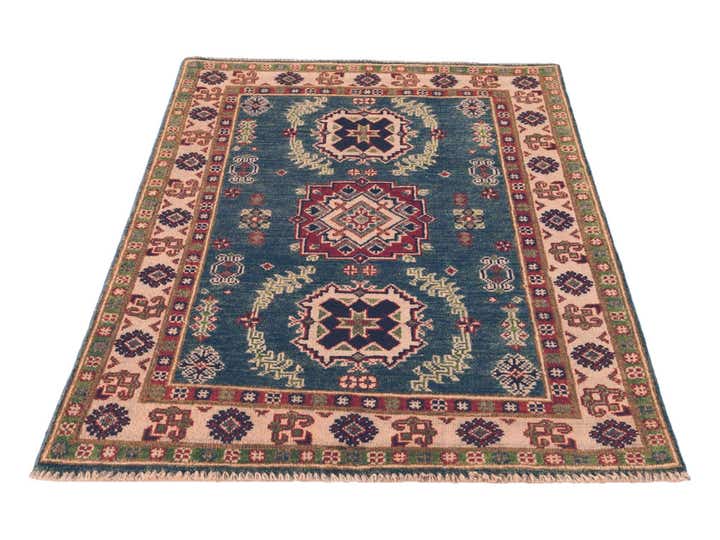 2' 10 x 4' 1 Hand Knotted Kazak Rug