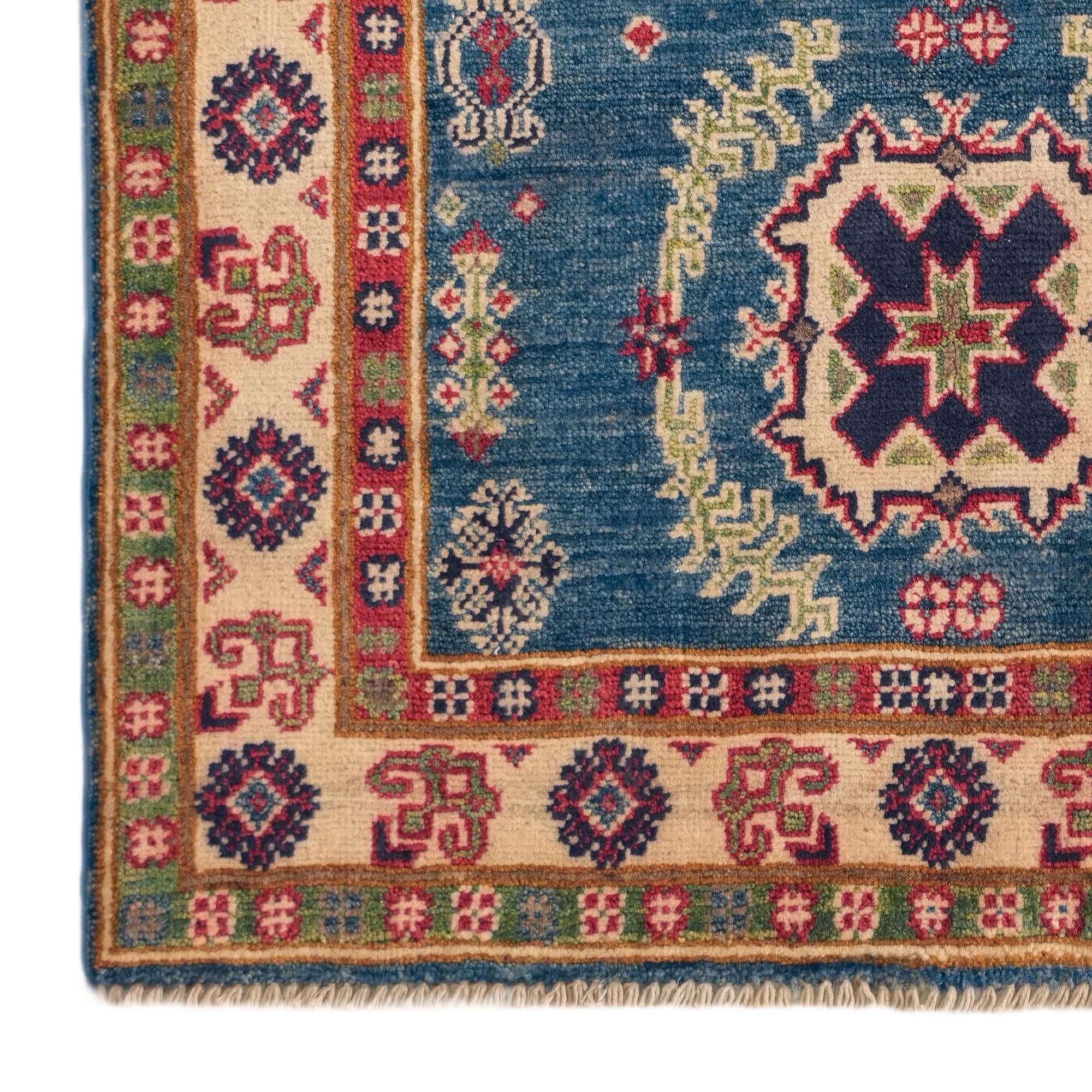2' 10 x 4' 1 Hand Knotted Kazak Rug