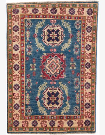 2' 10 x 4' 1 Hand Knotted Kazak Rug