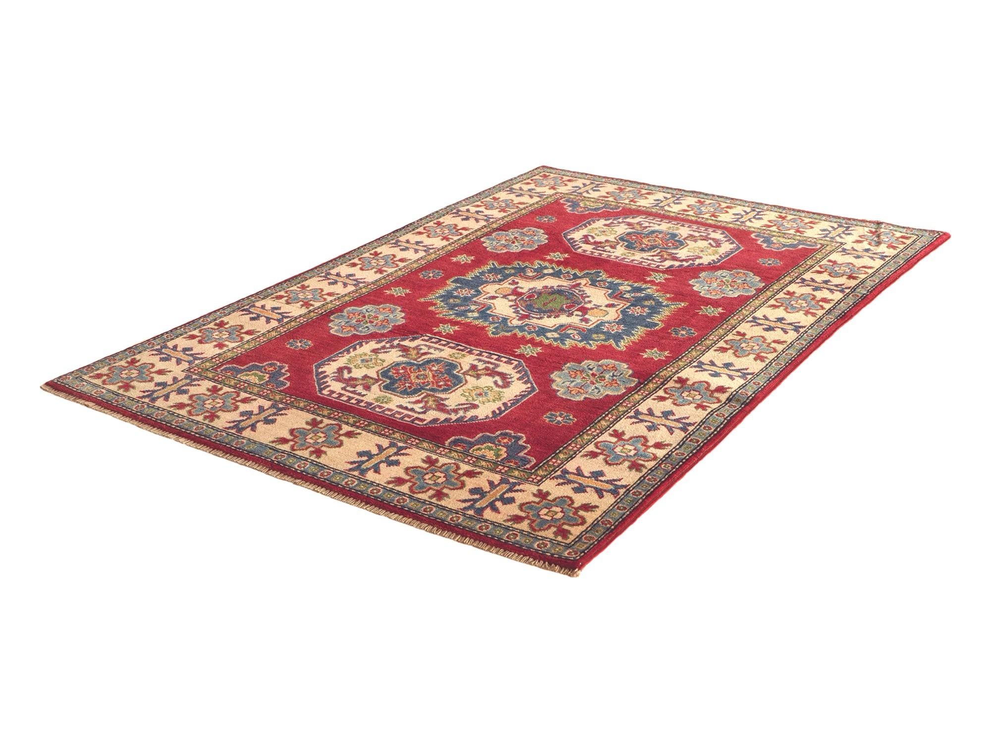 Detail image 4 of 10: 3' 11 x 5' 8 Hand Knotted Kazak Rug