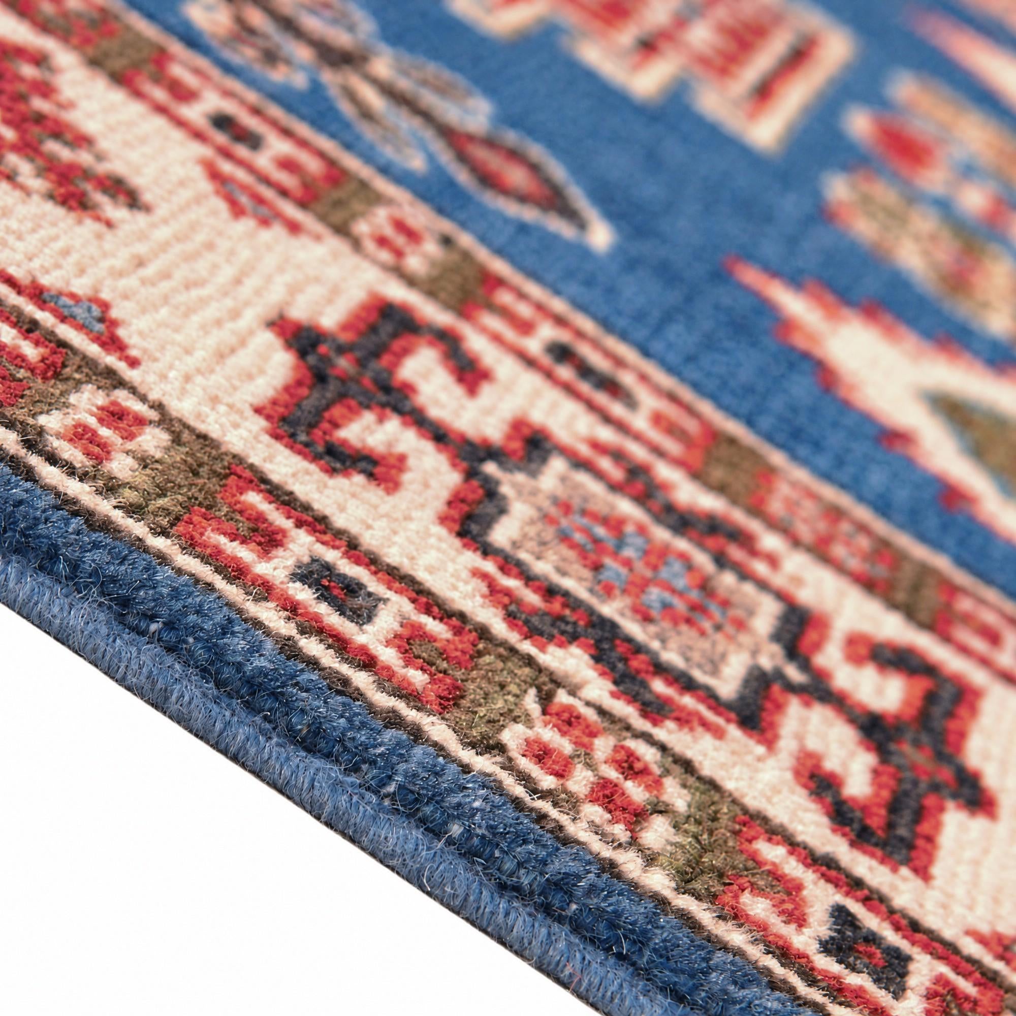 80cm x 125cm Hand Knotted Kazak Rug