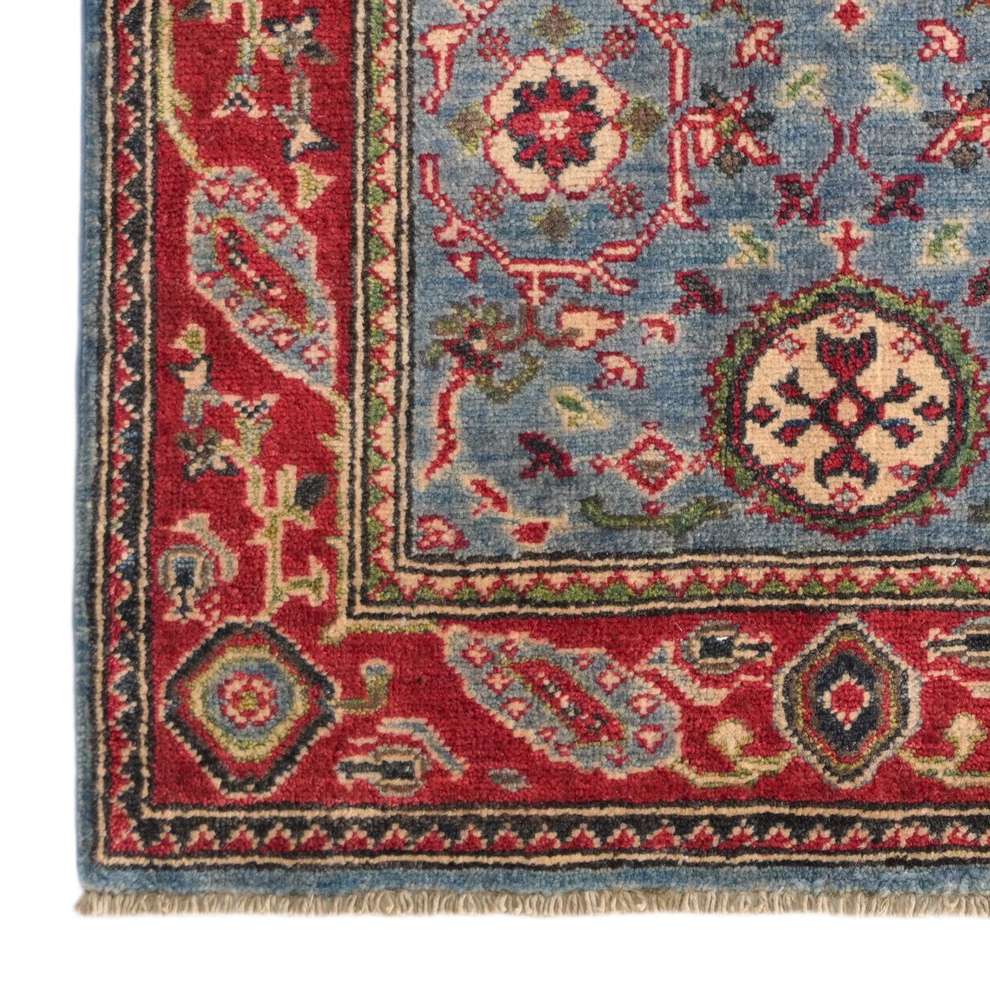 2' 9 x 3' 11 Hand Knotted Kazak Rug