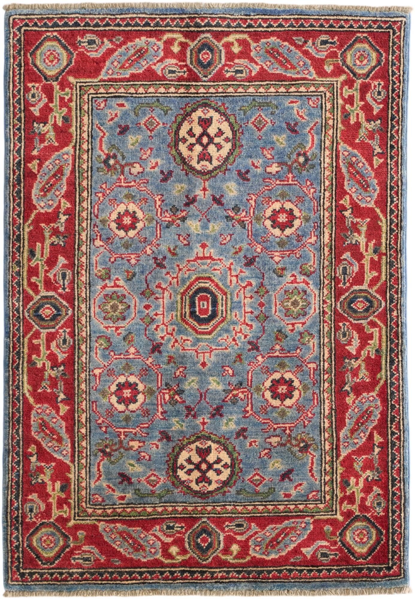 2' 9 x 3' 11 Hand Knotted Kazak Rug