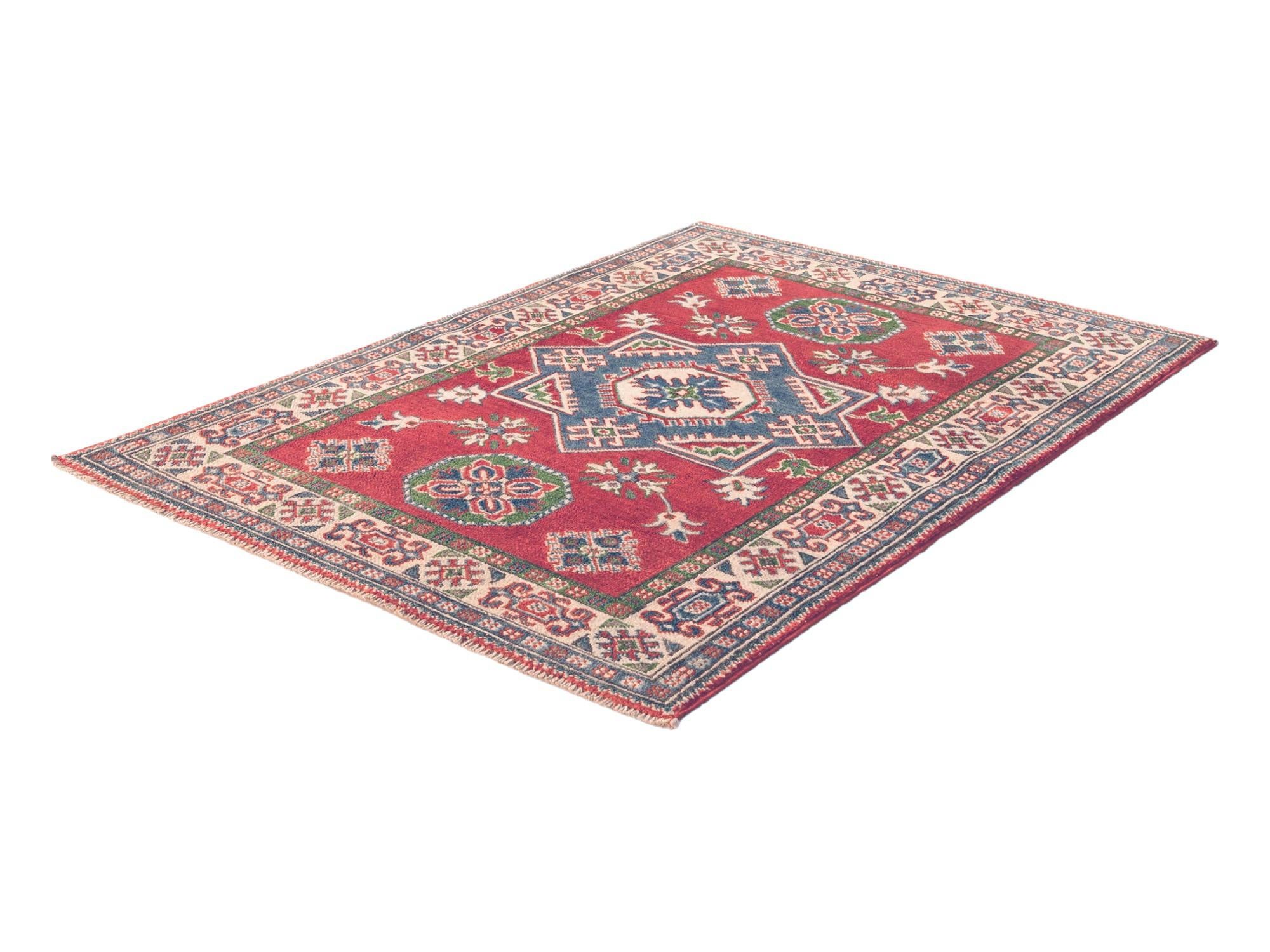 3' 3 x 4' 11 Hand Knotted Kazak Rug