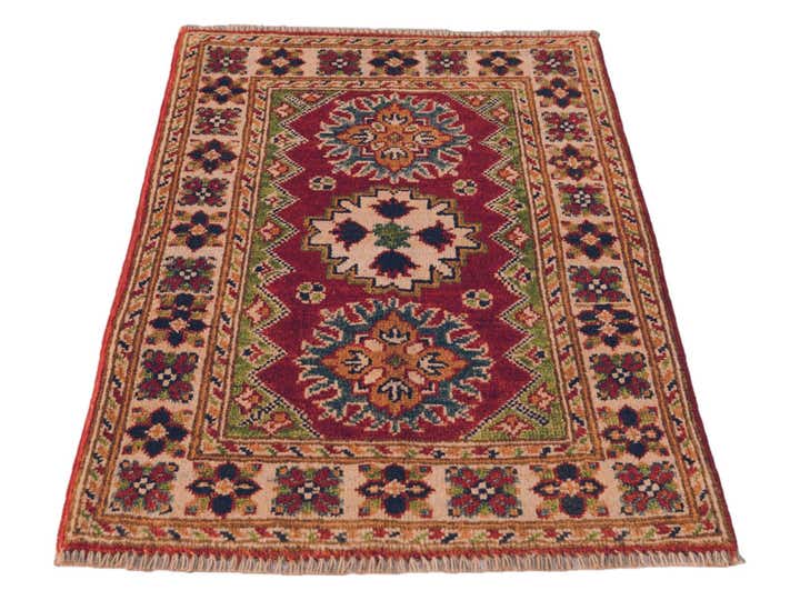 1' 11 x 2' 10 Hand Knotted Kazak Rug