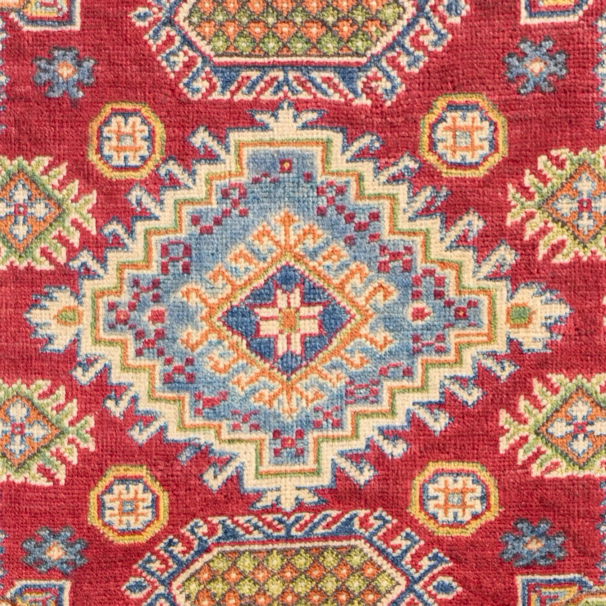 Detail image 10 of 10: 3' 11 x 5' 11 Hand Knotted Kazak Rug