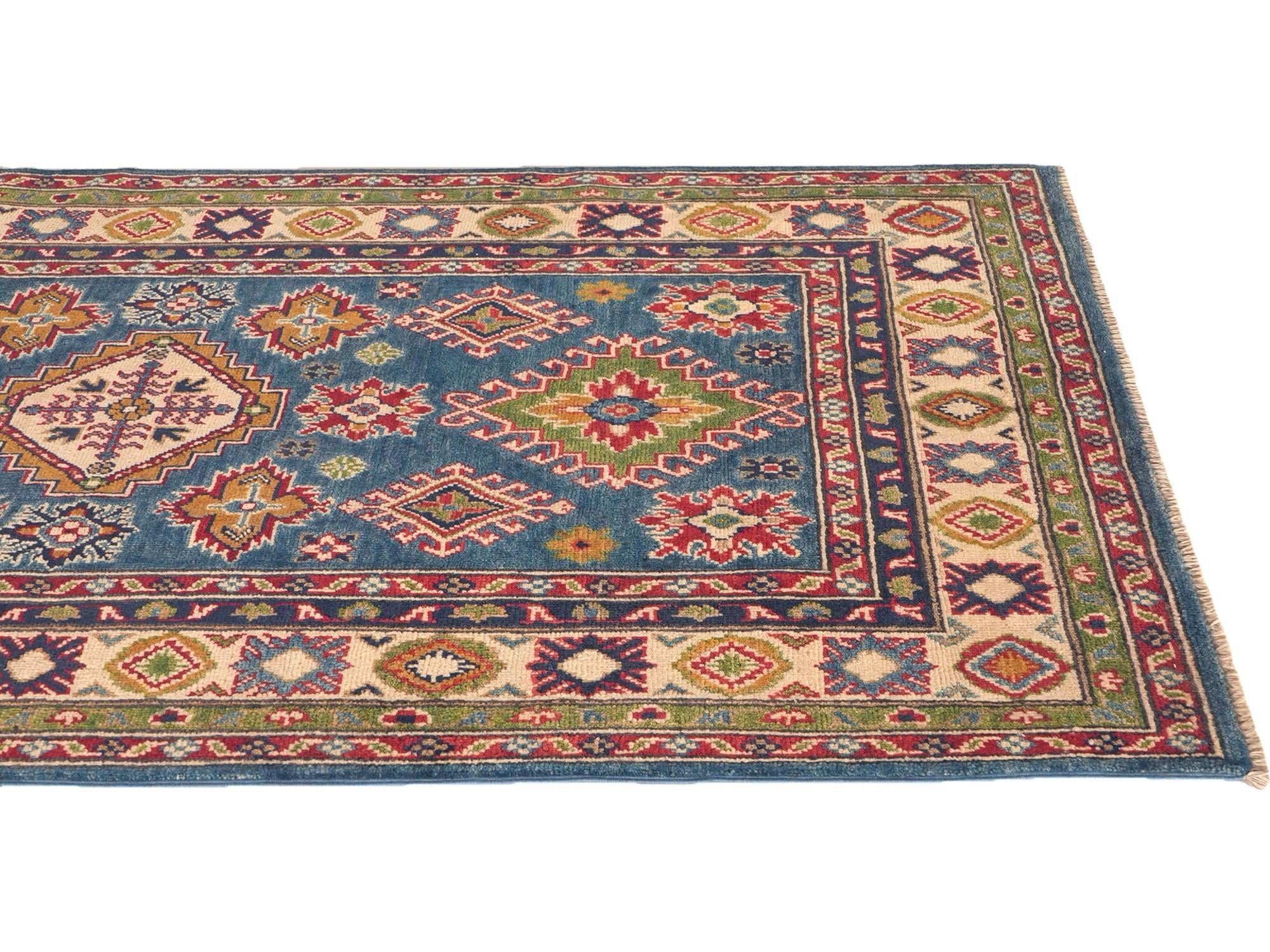 120cm x 195cm Hand Knotted Kazak Rug