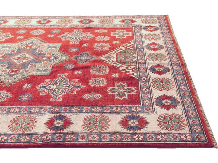 4' 11 x 6' 10 Hand Knotted Kazak Rug