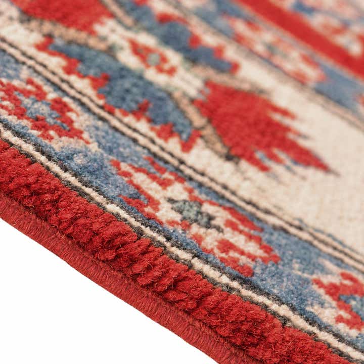 150cm x 210cm anudado a mano Kazak Alfombra