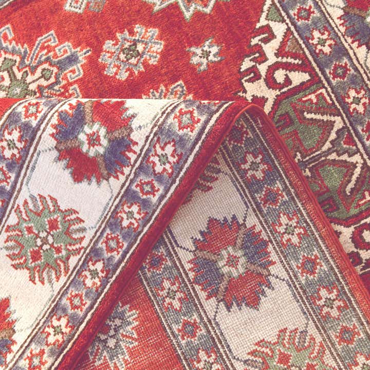 4' 11 x 6' 10 Hand Knotted Kazak Rug