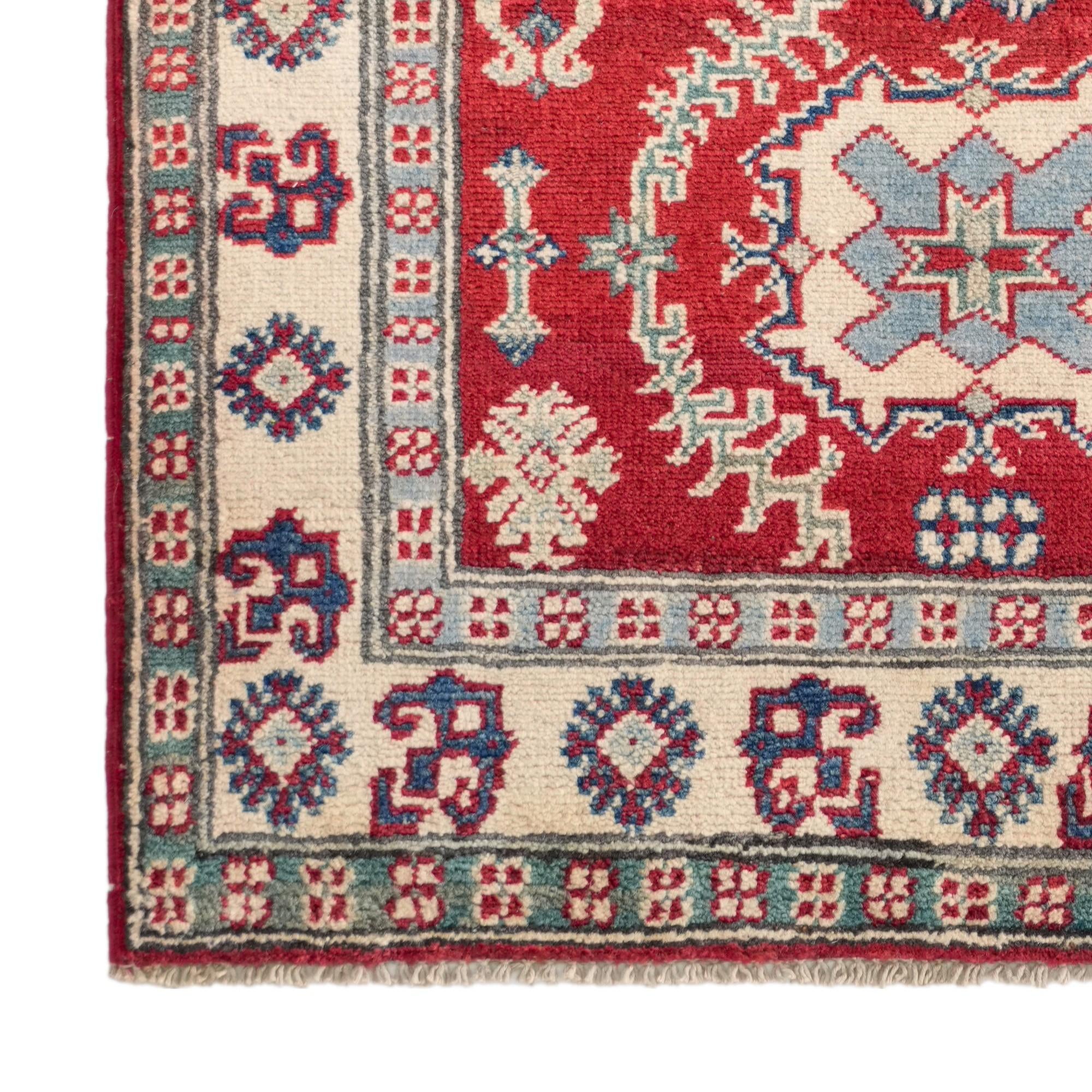 85cm x 125cm Handgeknüpft Kazak Teppich