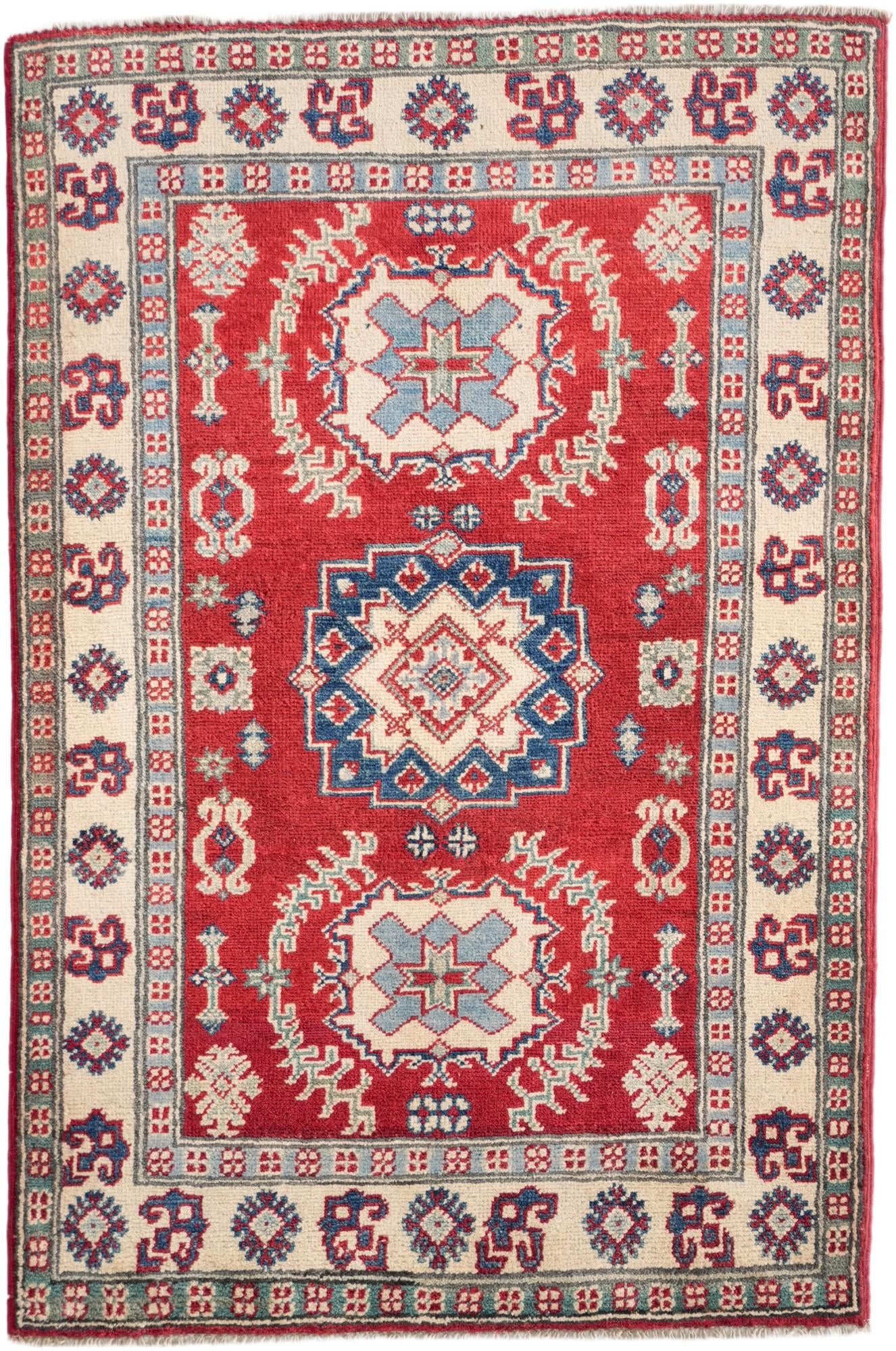2' 9 x 4' 2 Hand Knotted Kazak Rug