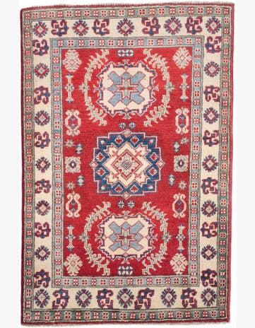 2' 9 x 4' 2 Hand Knotted Kazak Rug