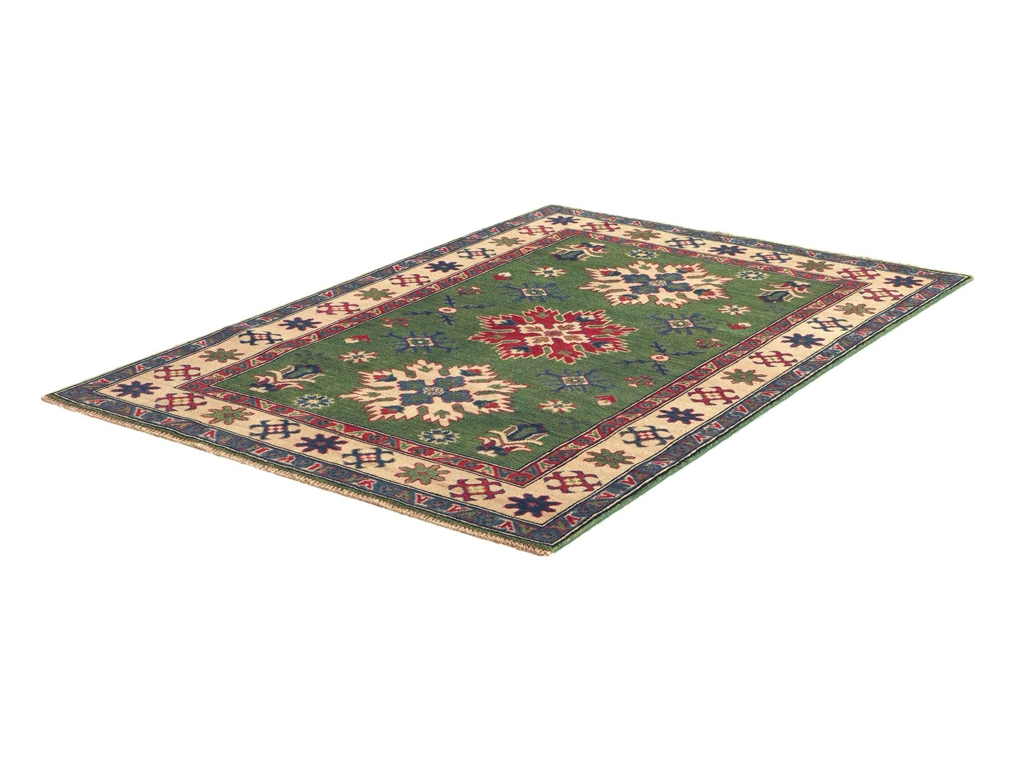 Detail image 4 of 12: 4' 1 x 5' 10 Hand Knotted Kazak Rug