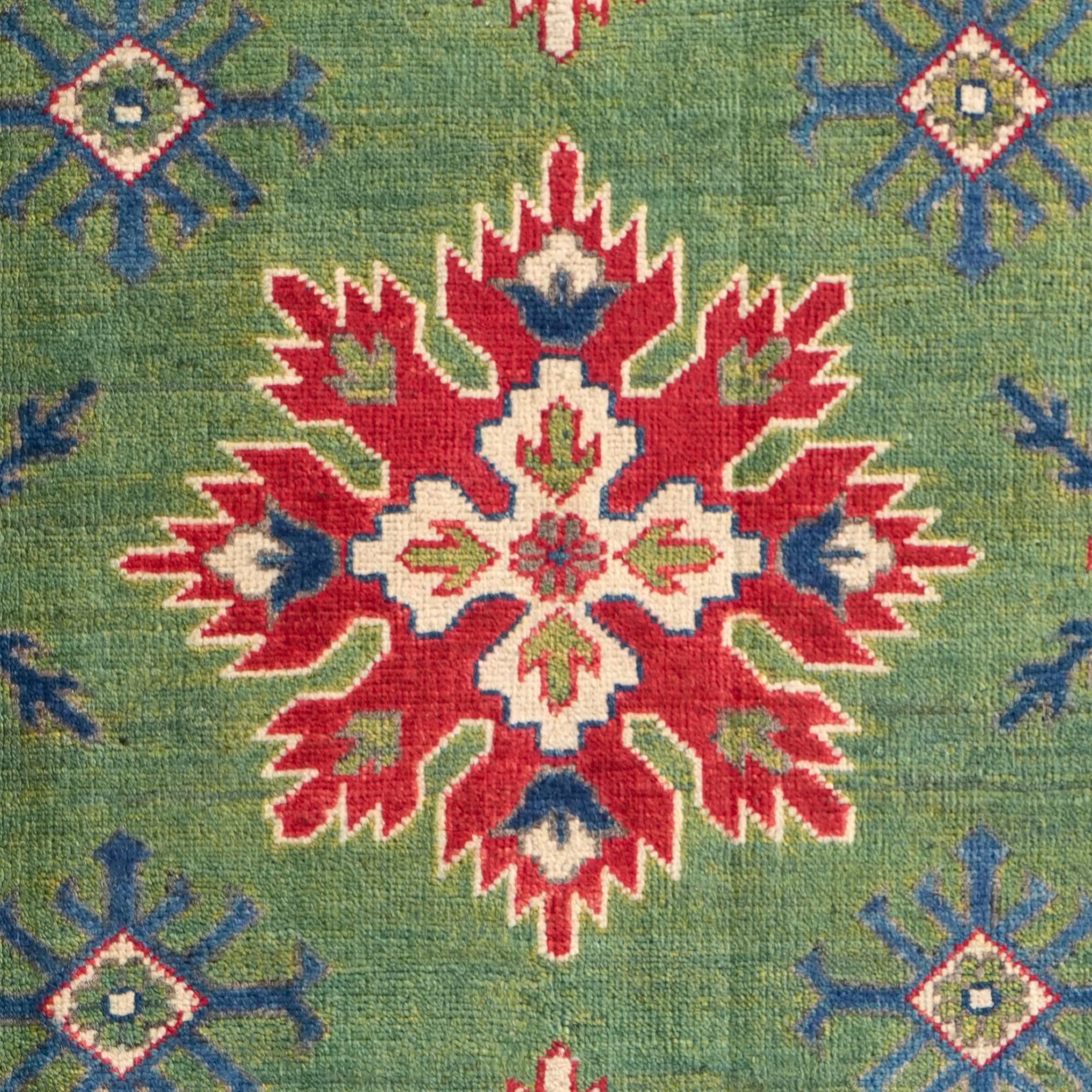 Detail image 11 of 12: 4' 1 x 5' 10 Hand Knotted Kazak Rug