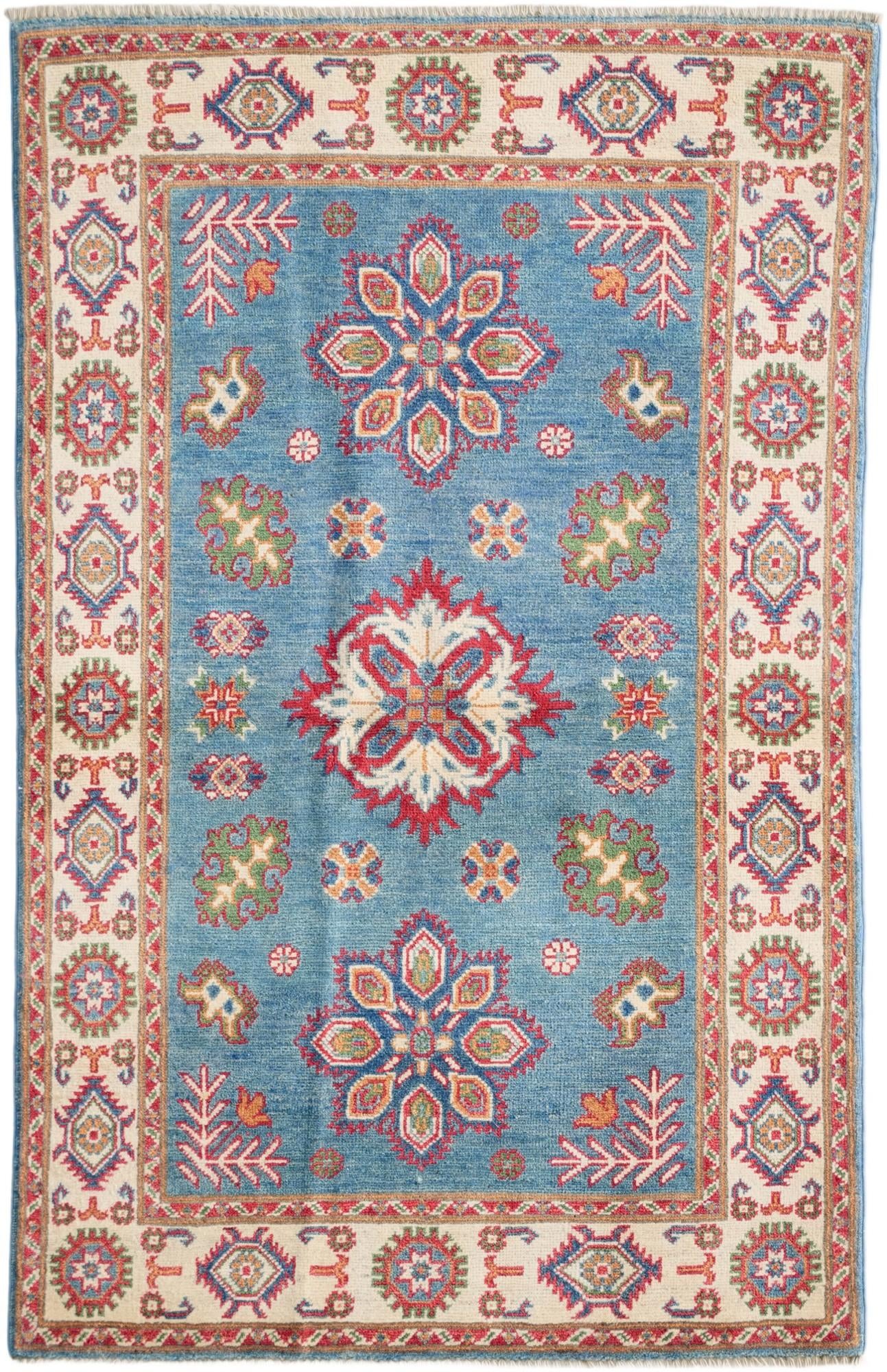 3' 3 x 5' 1 Hand Knotted Kazak Rug