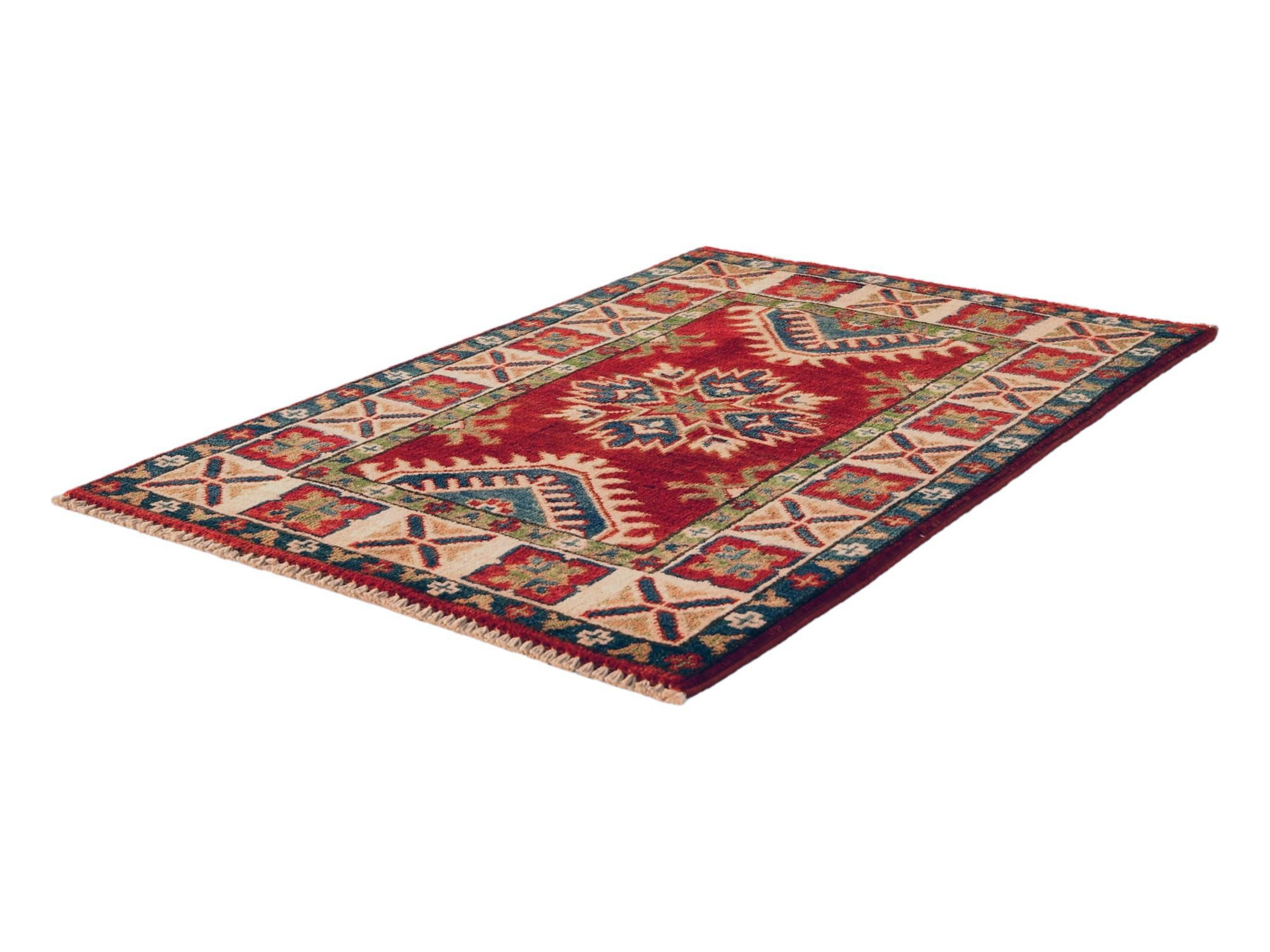 1' 11 x 3' Hand Knotted Kazak Rug