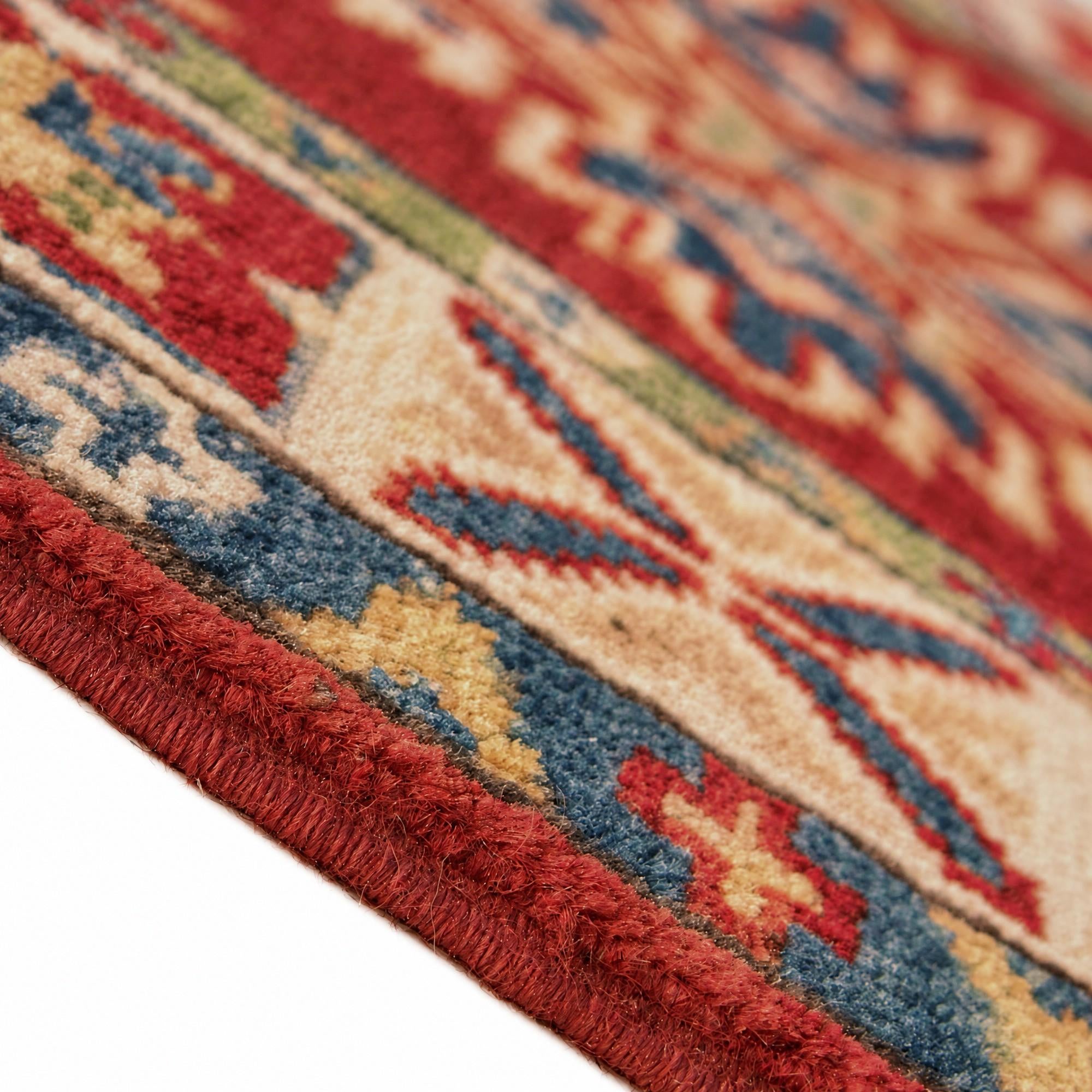 60cm x 90cm Hand Knotted Kazak Rug