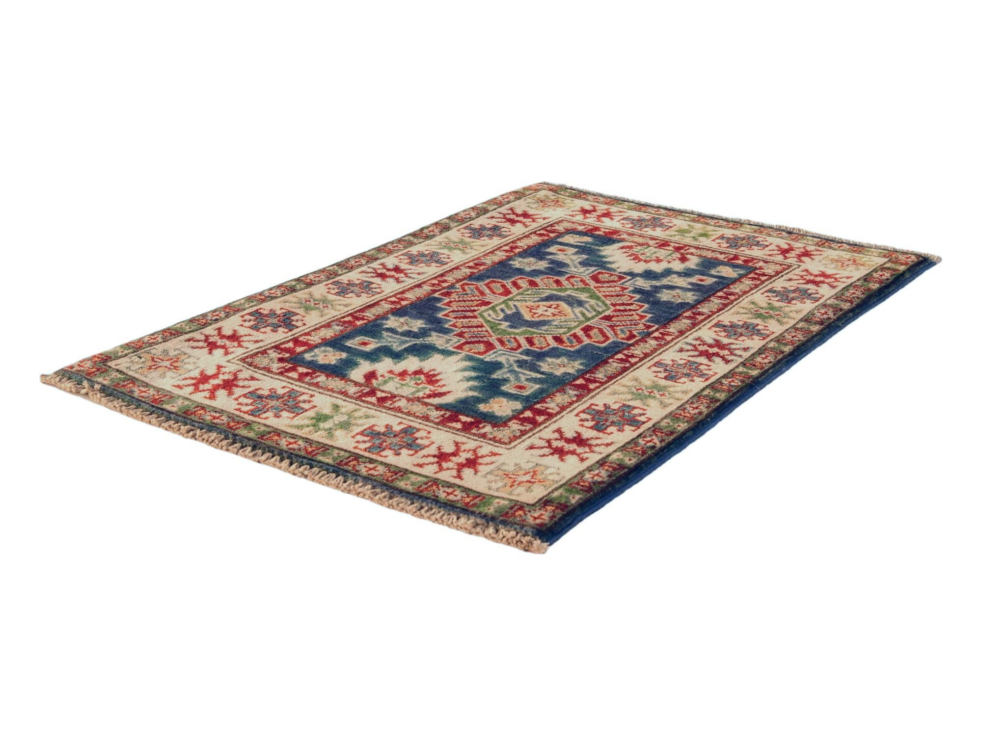 2' x 3' Hand Knotted Kazak Rug
