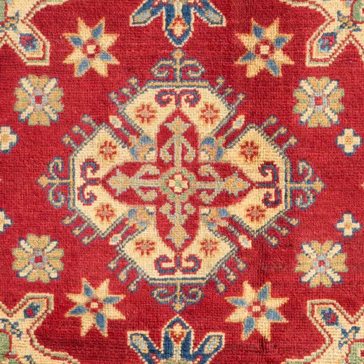 4' 11 x 7' Hand Knotted Kazak Rug