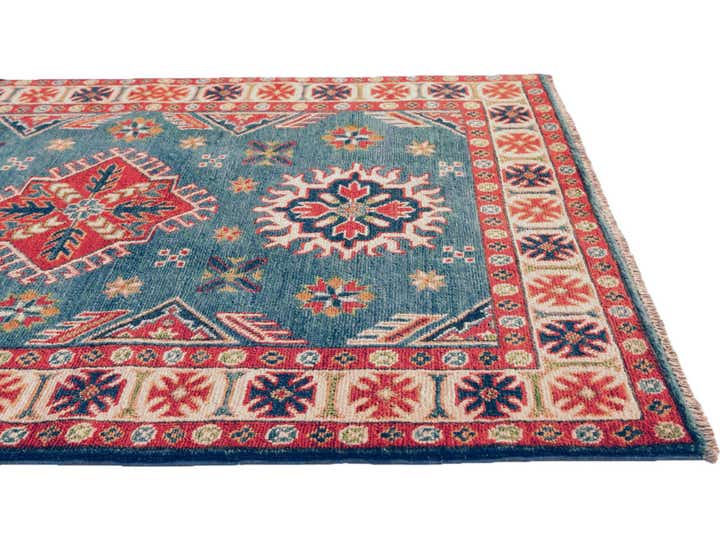 3' 5 x 4' 10 Hand Knotted Kazak Rug