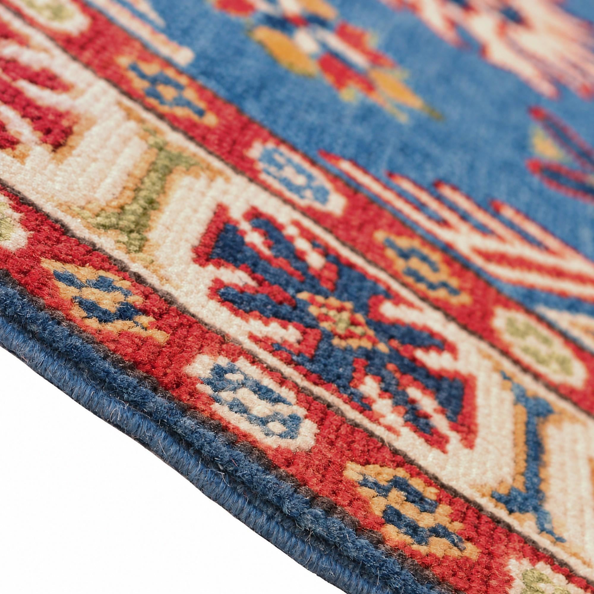 105cm x 150cm Hand Knotted Kazak Rug