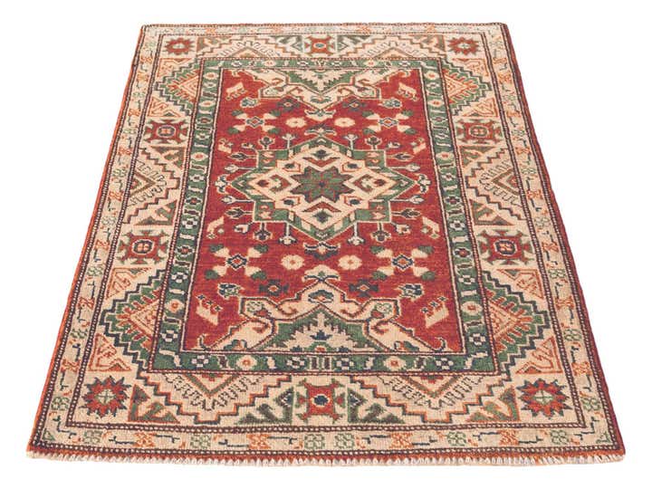 2' 9 x 4' 1 Hand Knotted Kazak Rug