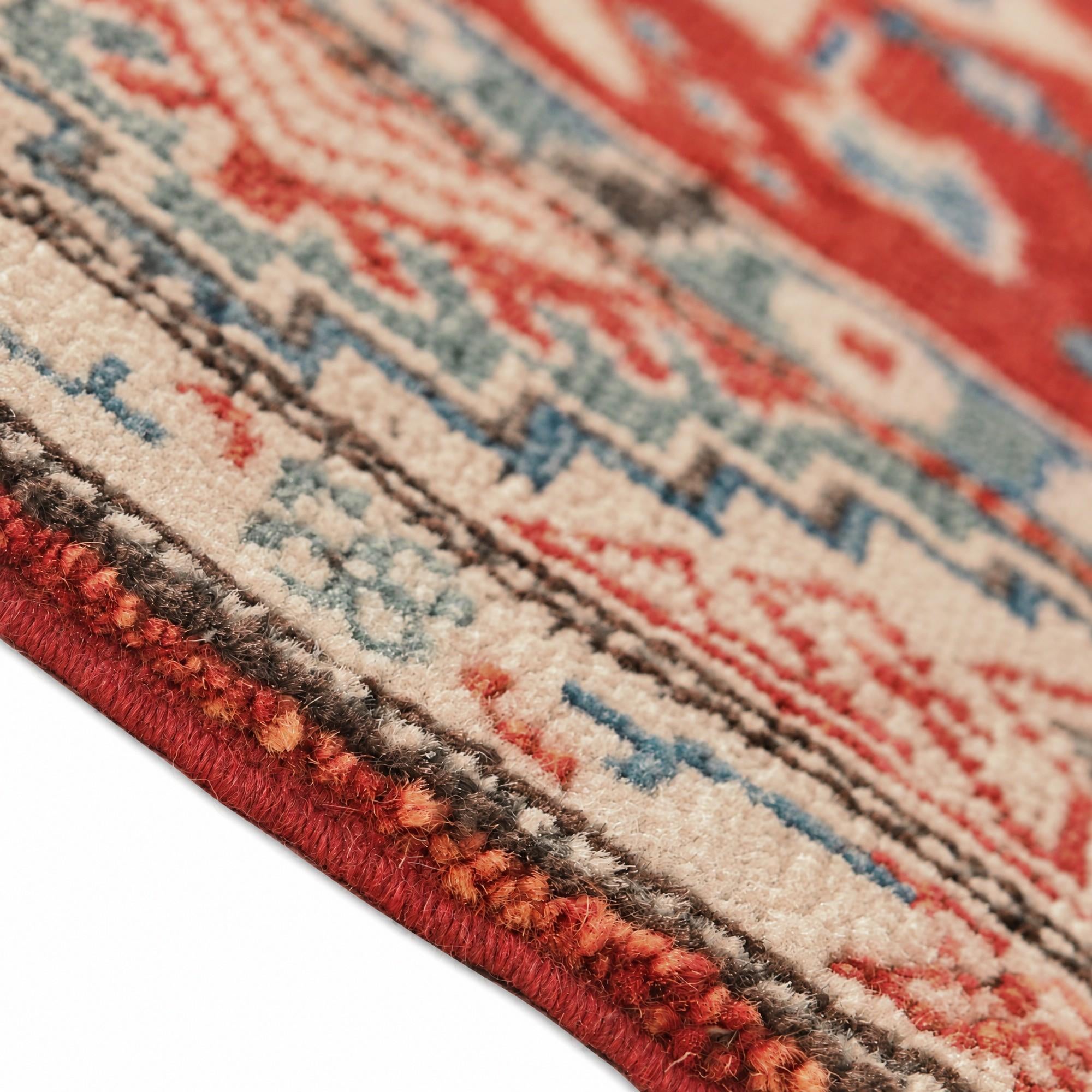 85cm x 125cm Hand Knotted Kazak Rug