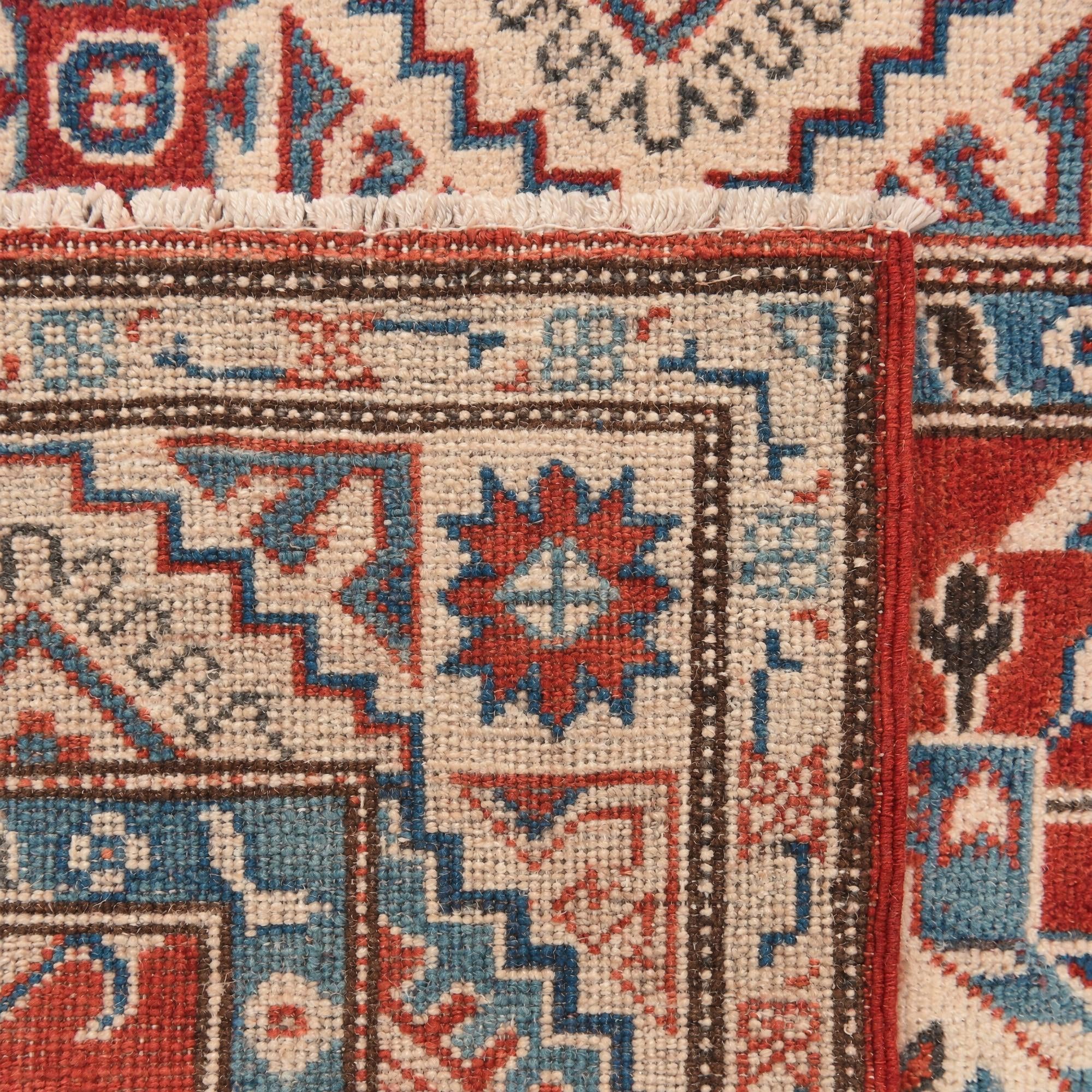 Detail image 12 of 12: 2' 9 x 4' 1 Hand Knotted Kazak Rug