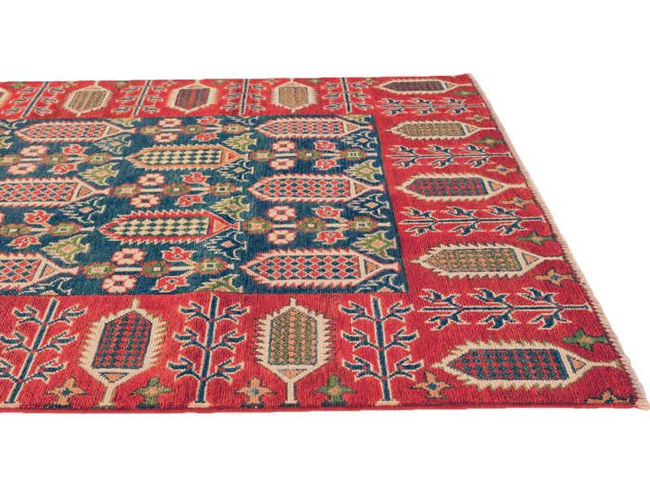 3' 11 x 6' 2 Hand Knotted Kazak Rug