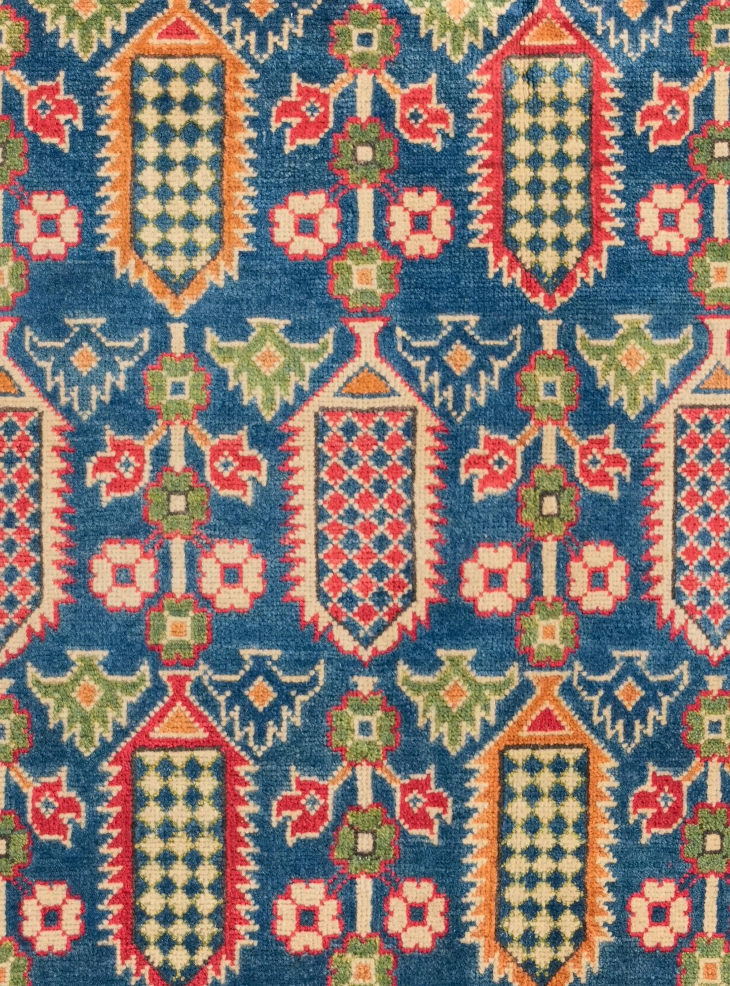 3' 11 x 6' 2 Hand Knotted Kazak Rug